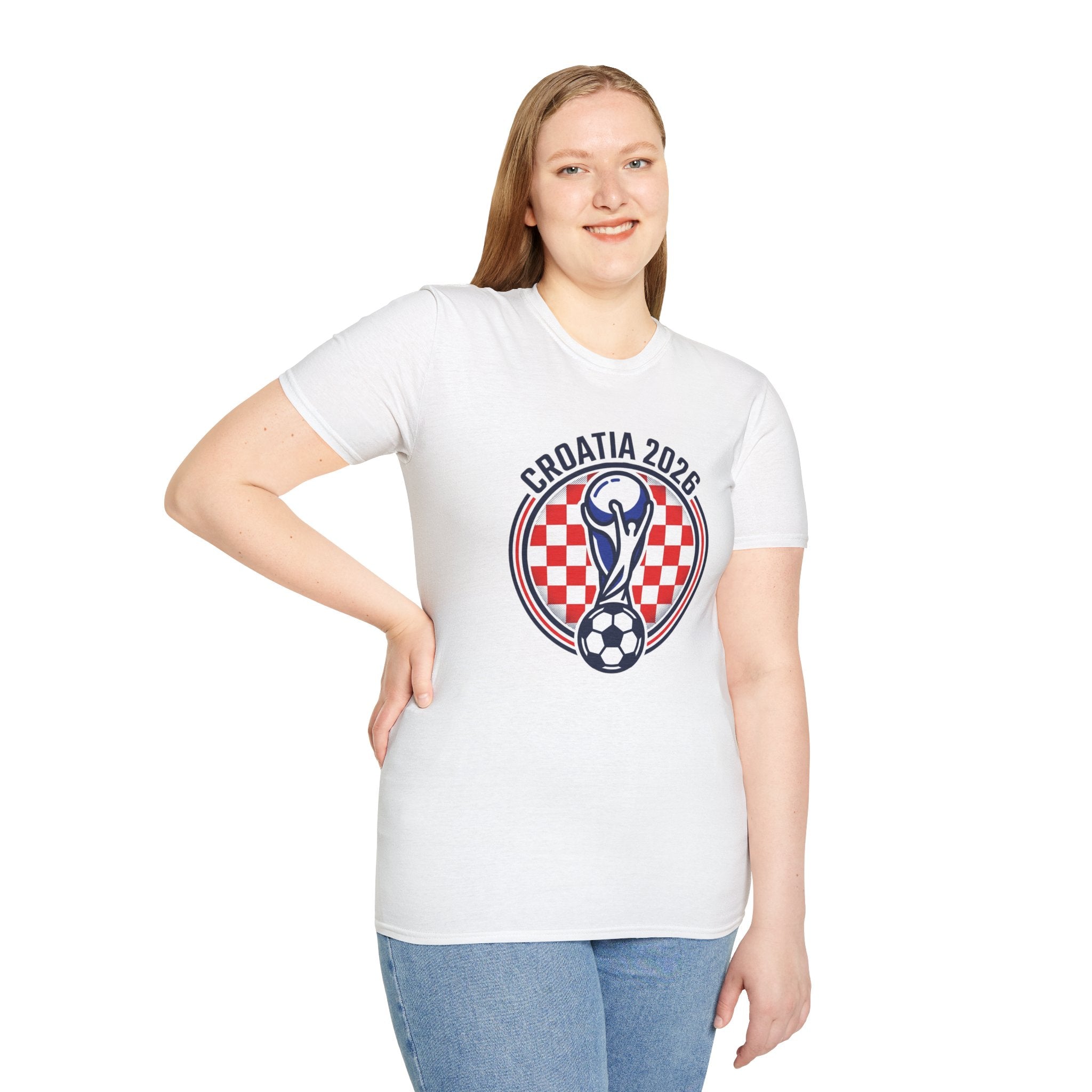 CROATIA  2026 football Trophy T-Shirt | Soccer Football Tee  UNISEX