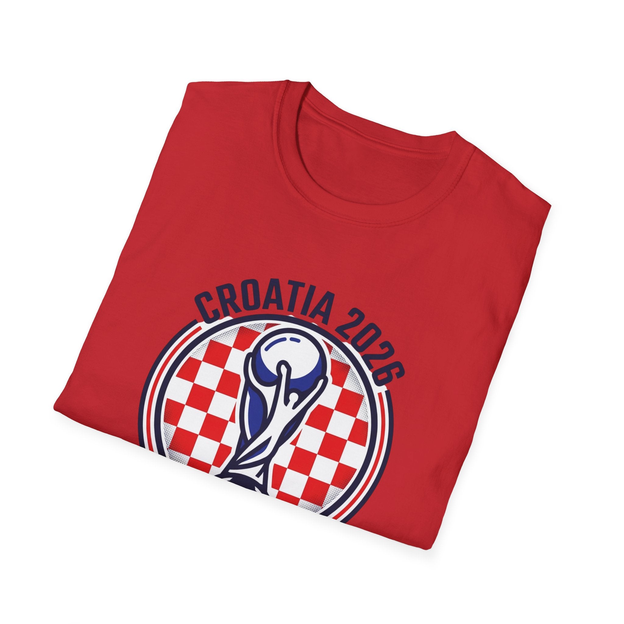 CROATIA  2026 football Trophy T-Shirt | Soccer Football Tee  UNISEX