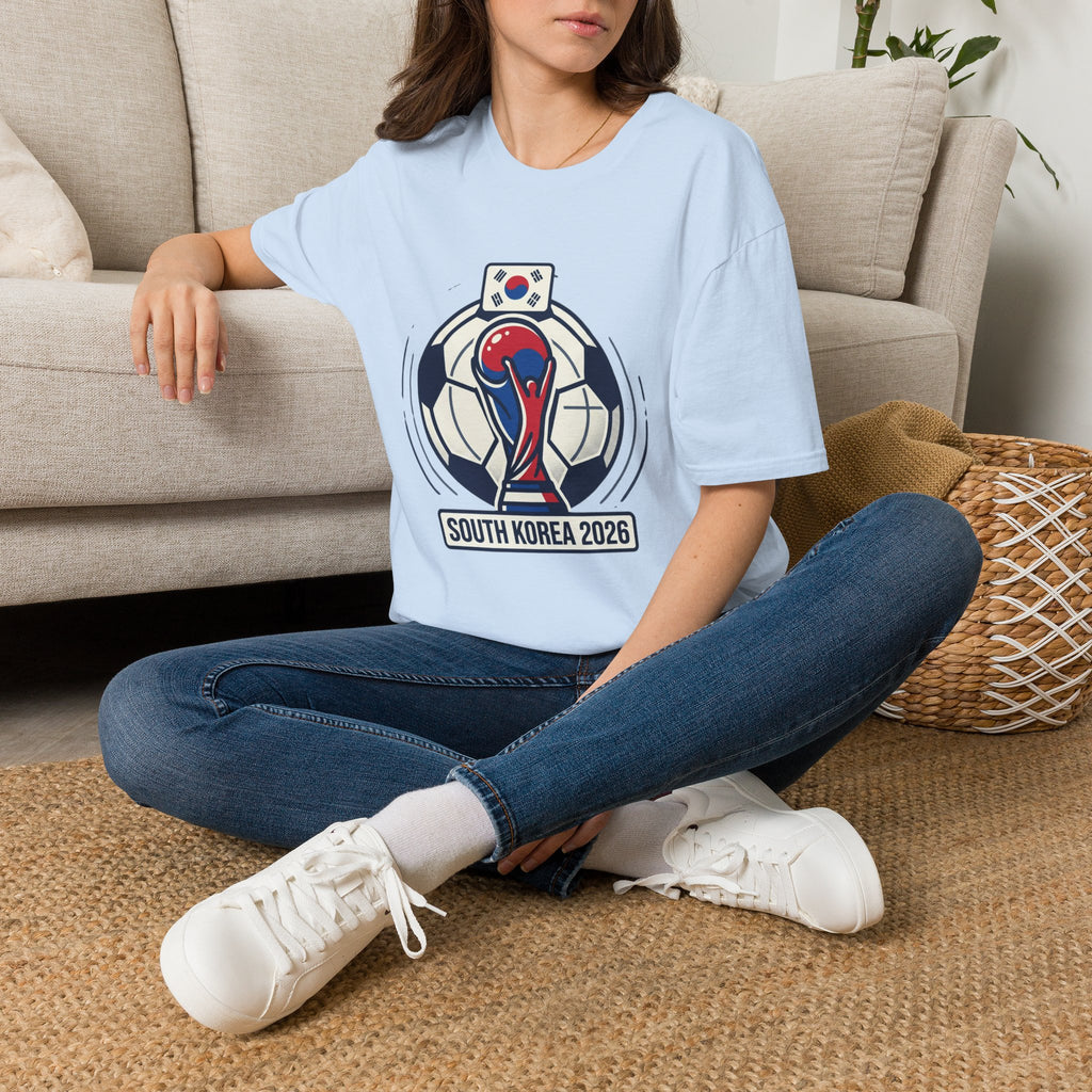 SOUTH KOREA  2026 football Trophy T-Shirt | Soccer Football Tee  UNISEX
