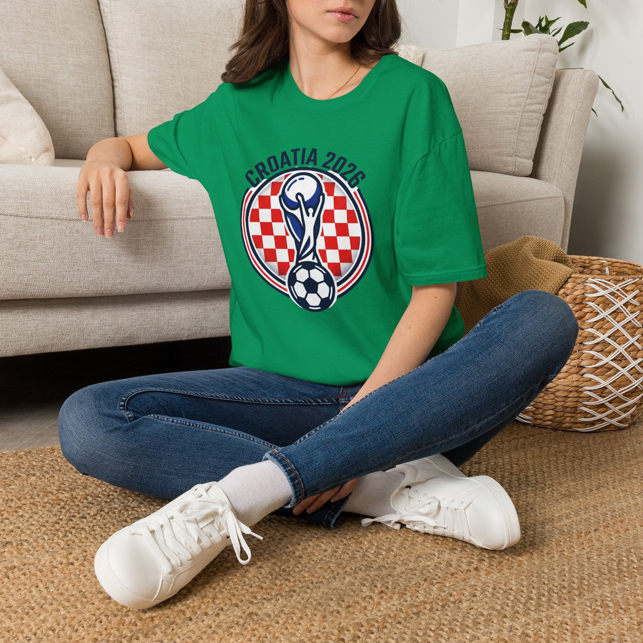CROATIA  2026 football Trophy T-Shirt | Soccer Football Tee  UNISEX