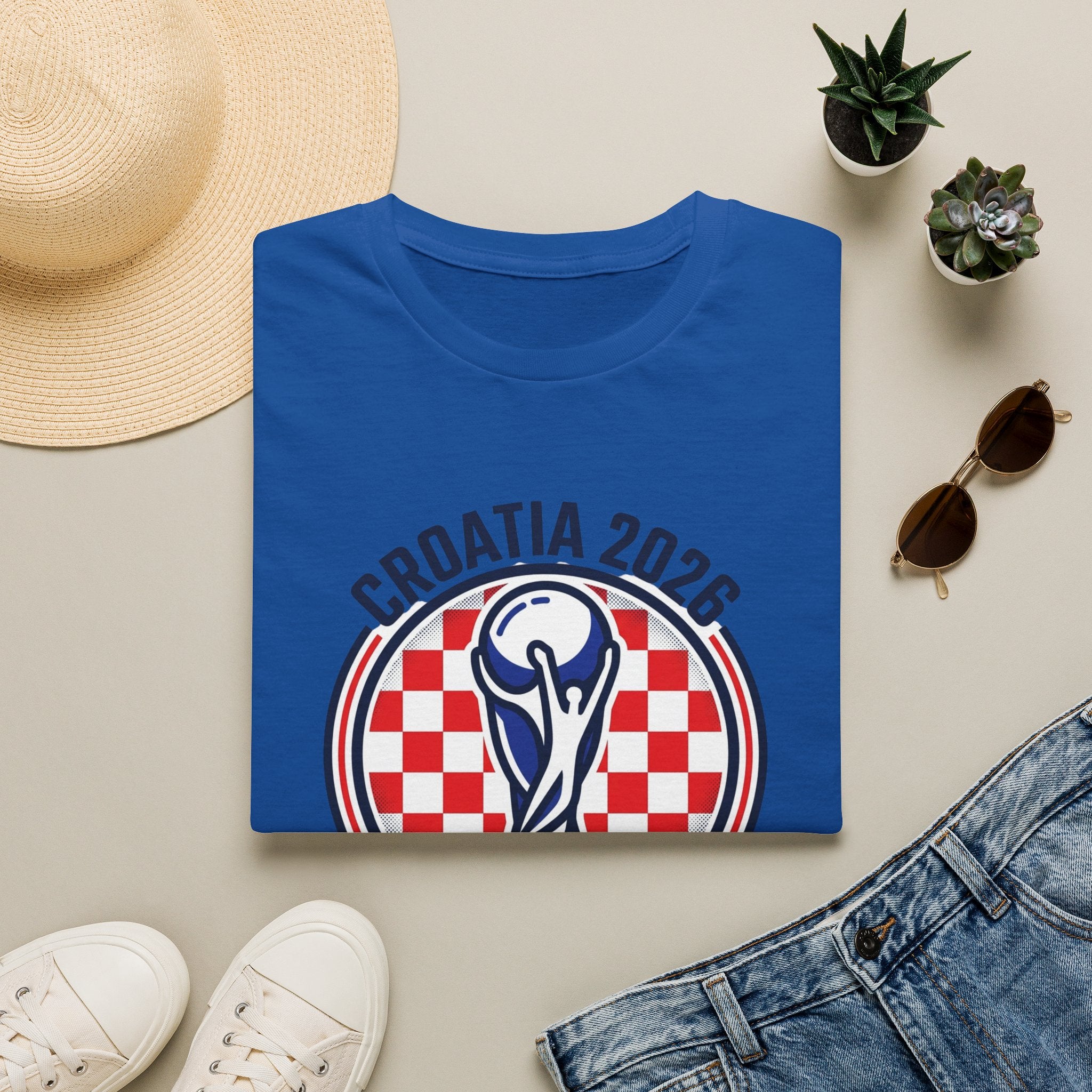 CROATIA  2026 football Trophy T-Shirt | Soccer Football Tee  UNISEX