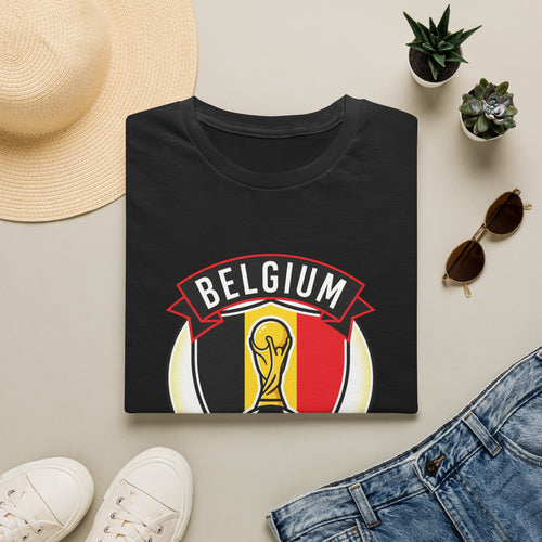 BELGIUM    2026 football Trophy T-Shirt | Soccer Football Tee   UNISEX