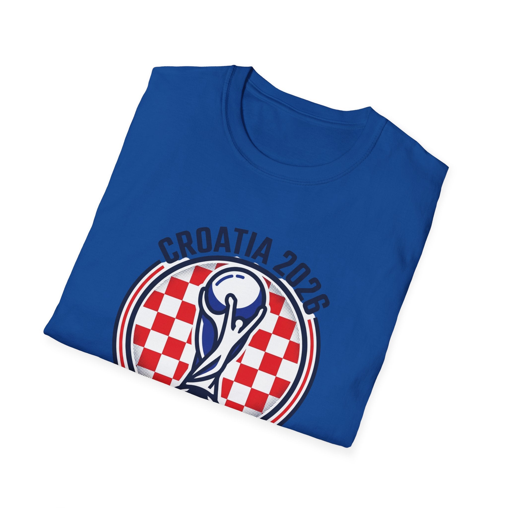 CROATIA  2026 football Trophy T-Shirt | Soccer Football Tee  UNISEX