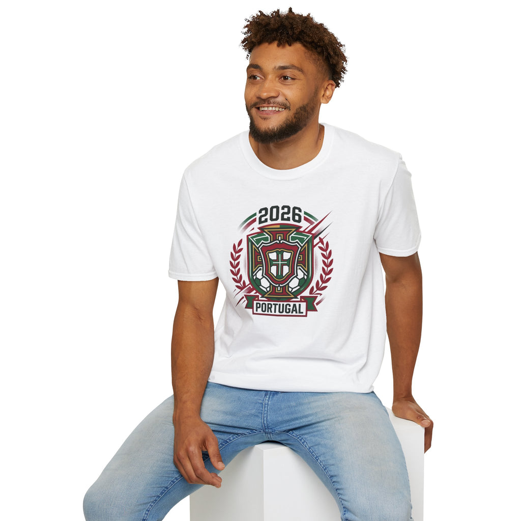 Portugal 2026 World Cup T-Shirt | Portuguese Shield Football Soccer   UNISEX  Tshirt
