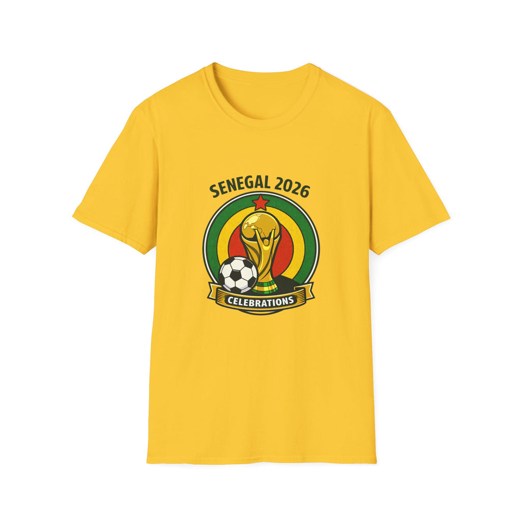 SENEGAL  2026 football Trophy T-Shirt | Soccer Football Tee  UNISEX