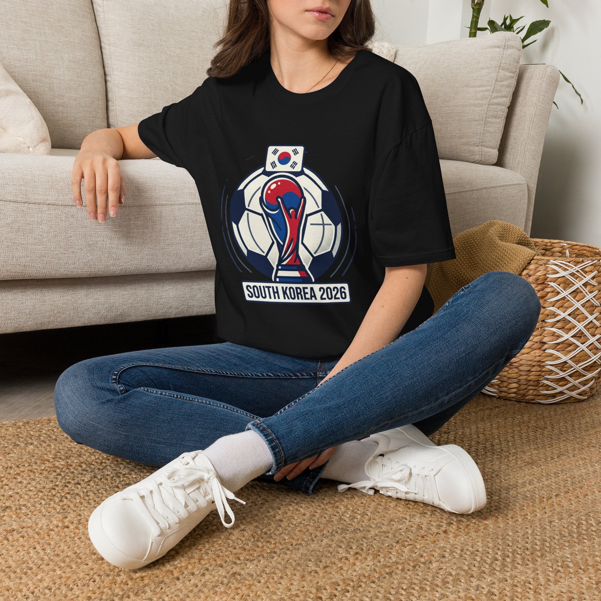 SOUTH KOREA  2026 football Trophy T-Shirt | Soccer Football Tee  UNISEX