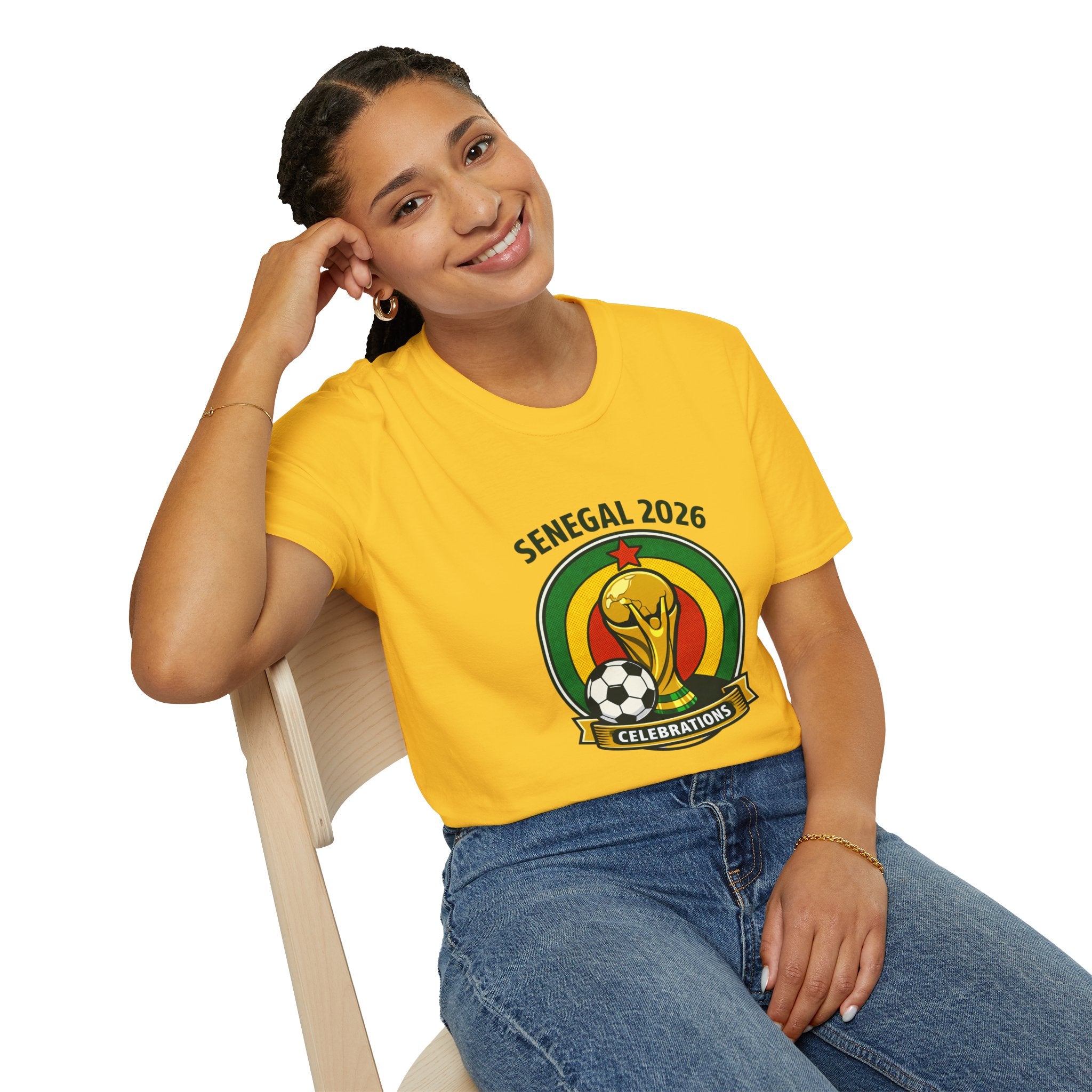 SENEGAL  2026 football Trophy T-Shirt | Soccer Football Tee  UNISEX