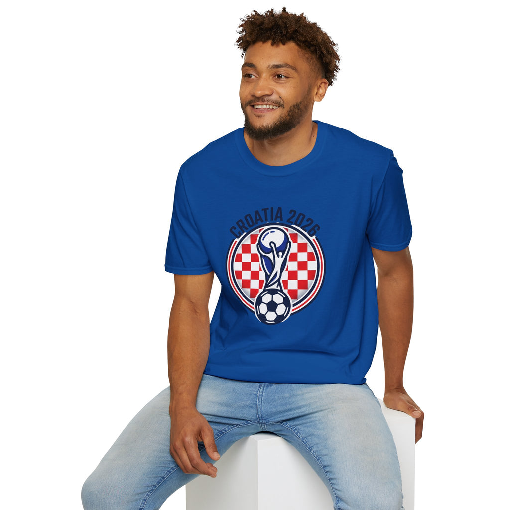 CROATIA  2026 football Trophy T-Shirt | Soccer Football Tee  UNISEX
