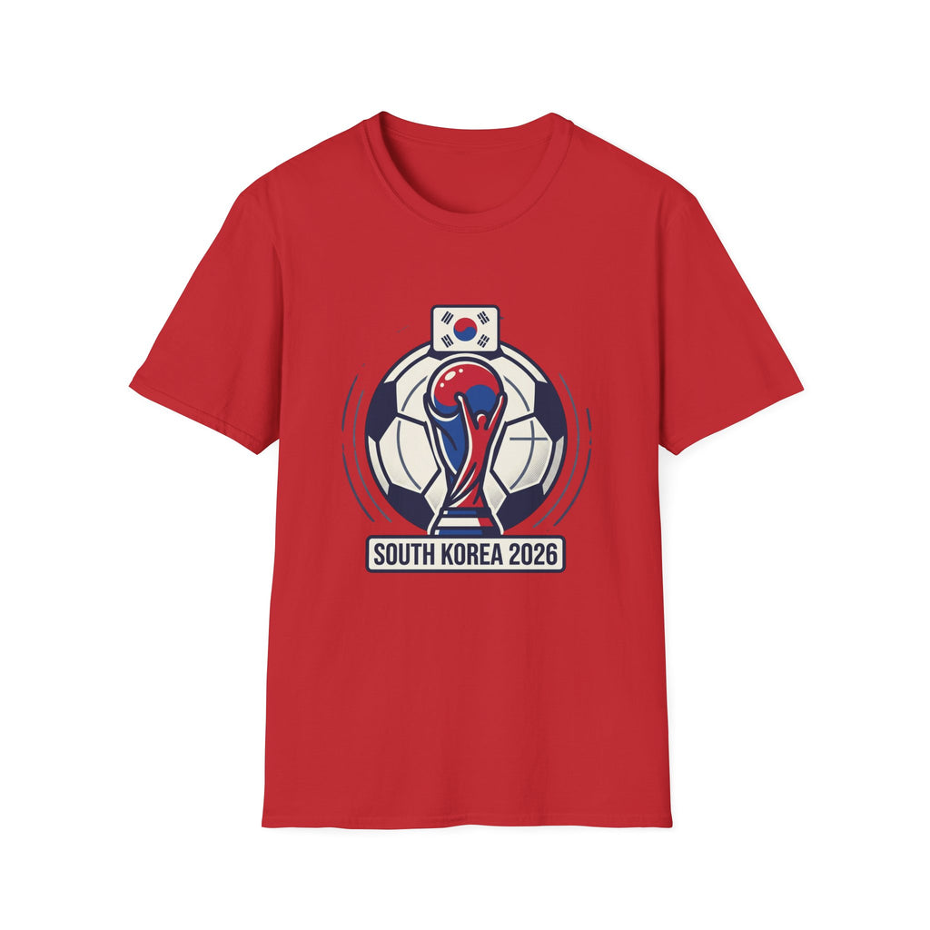 SOUTH KOREA  2026 football Trophy T-Shirt | Soccer Football Tee  UNISEX