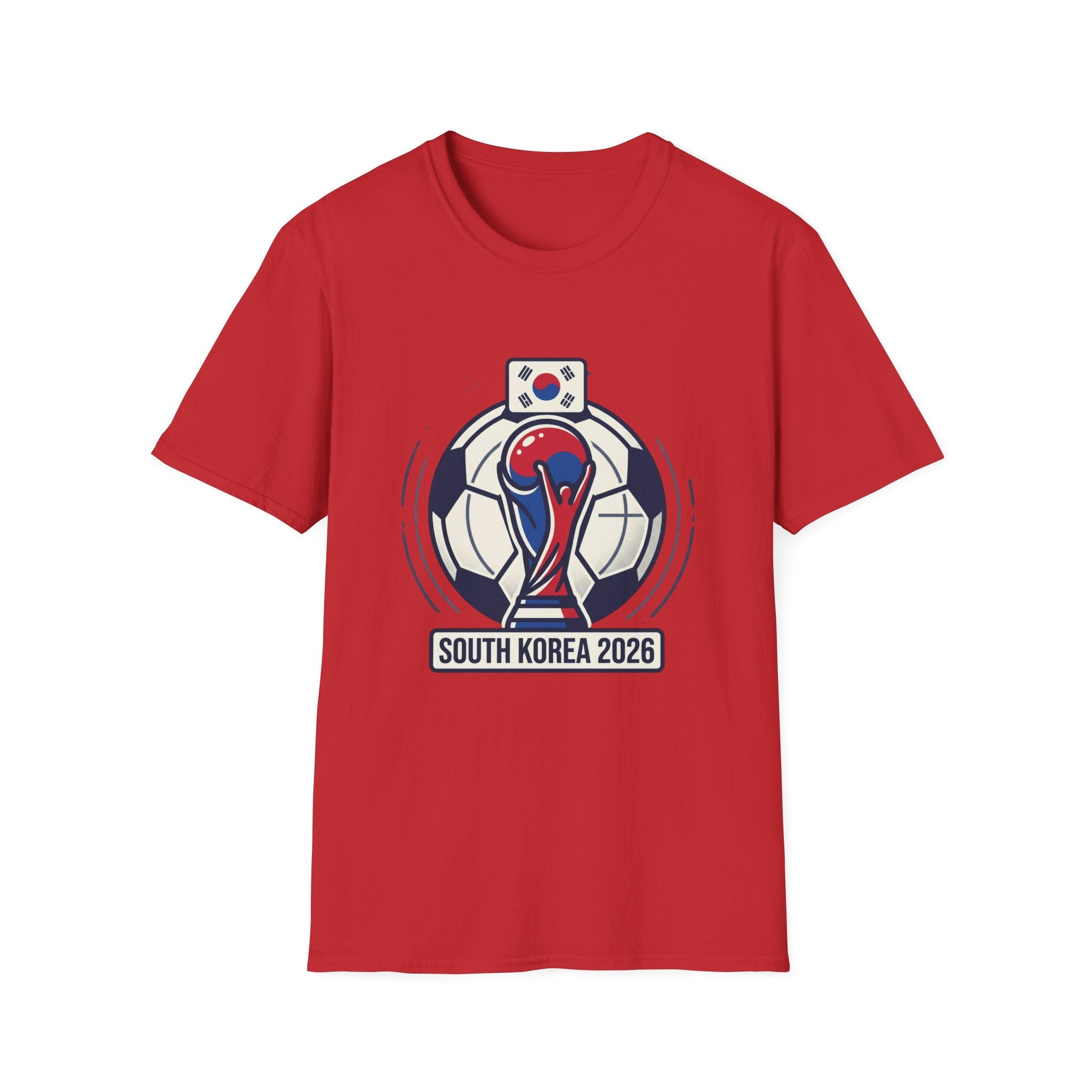 SOUTH KOREA  2026 football Trophy T-Shirt | Soccer Football Tee  UNISEX