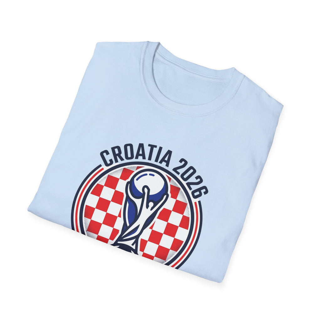CROATIA  2026 football Trophy T-Shirt | Soccer Football Tee  UNISEX