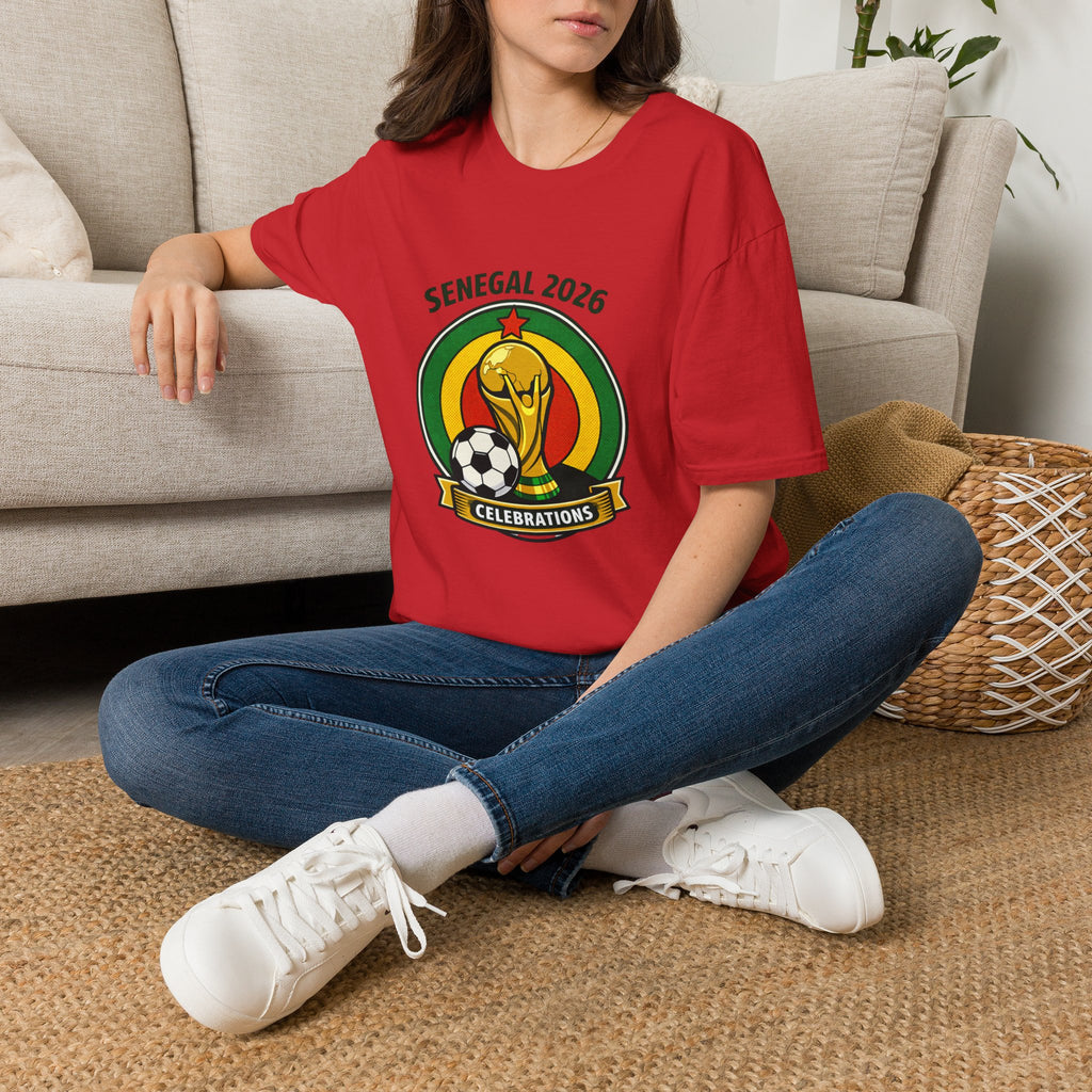 SENEGAL  2026 football Trophy T-Shirt | Soccer Football Tee  UNISEX