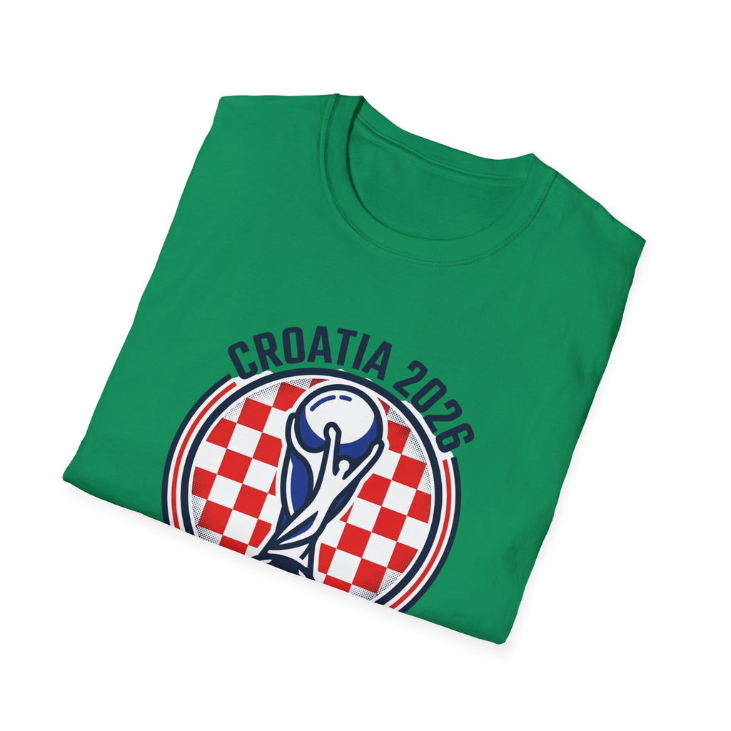 CROATIA  2026 football Trophy T-Shirt | Soccer Football Tee  UNISEX