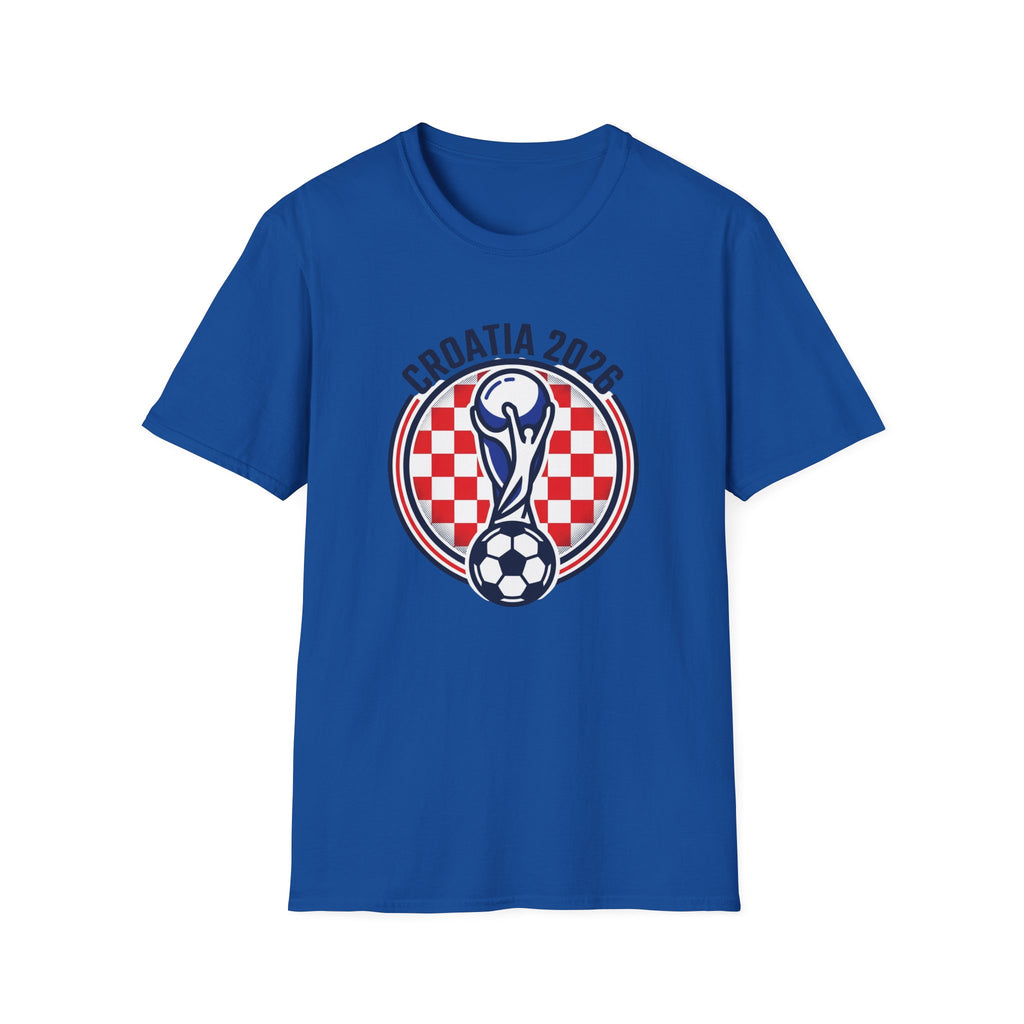 CROATIA  2026 football Trophy T-Shirt | Soccer Football Tee  UNISEX