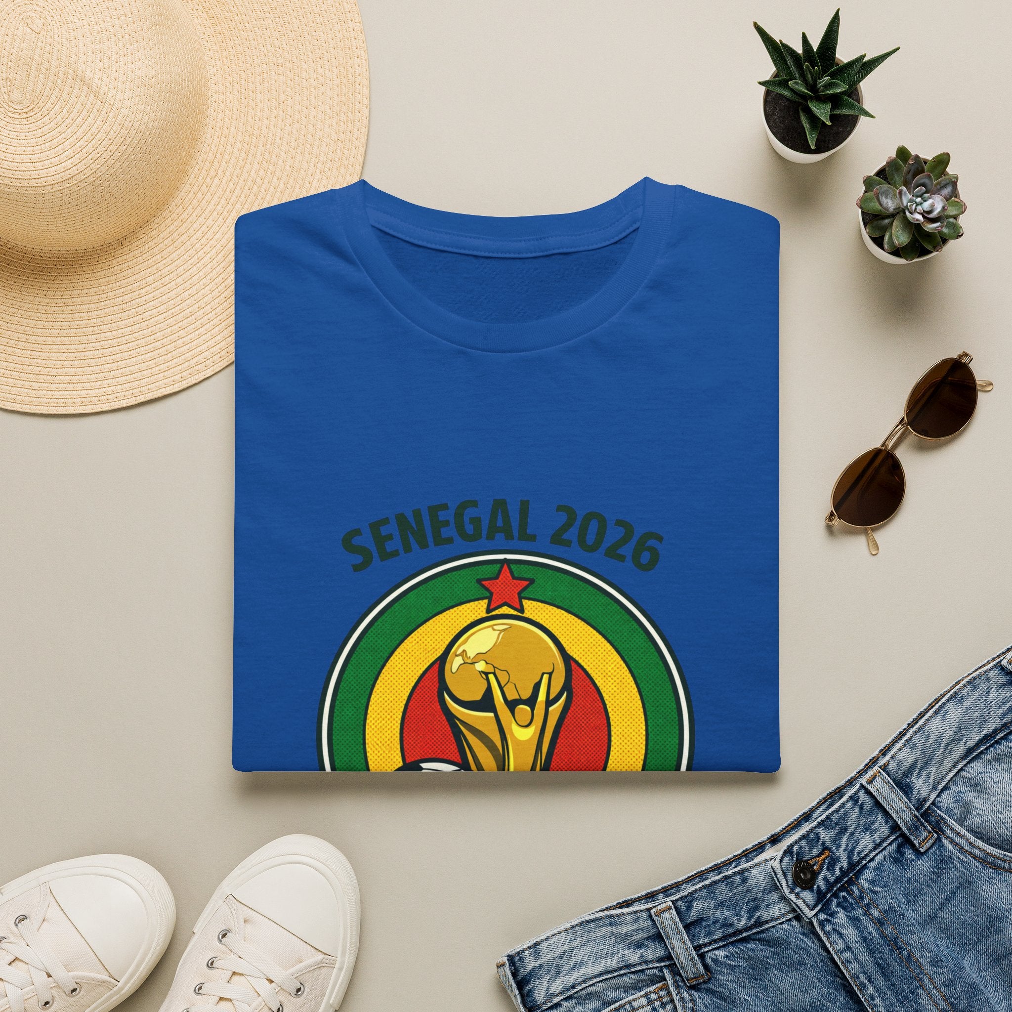 SENEGAL  2026 football Trophy T-Shirt | Soccer Football Tee  UNISEX