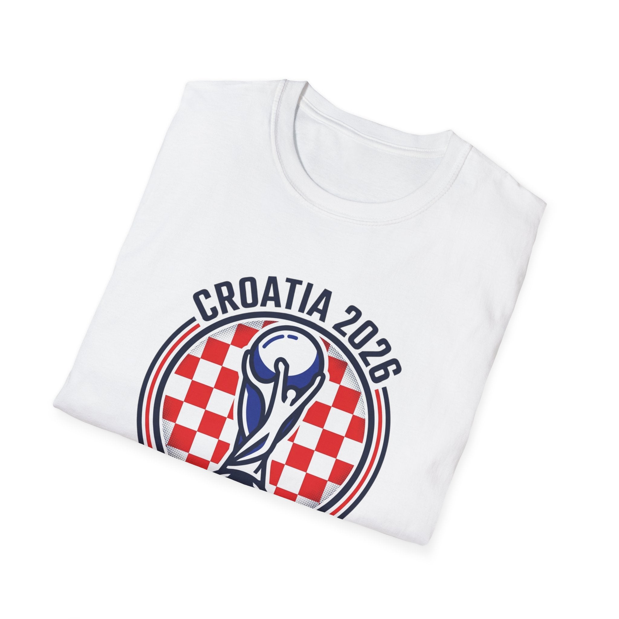 CROATIA  2026 football Trophy T-Shirt | Soccer Football Tee  UNISEX