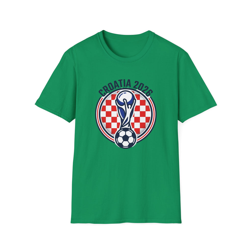 CROATIA  2026 football Trophy T-Shirt | Soccer Football Tee  UNISEX
