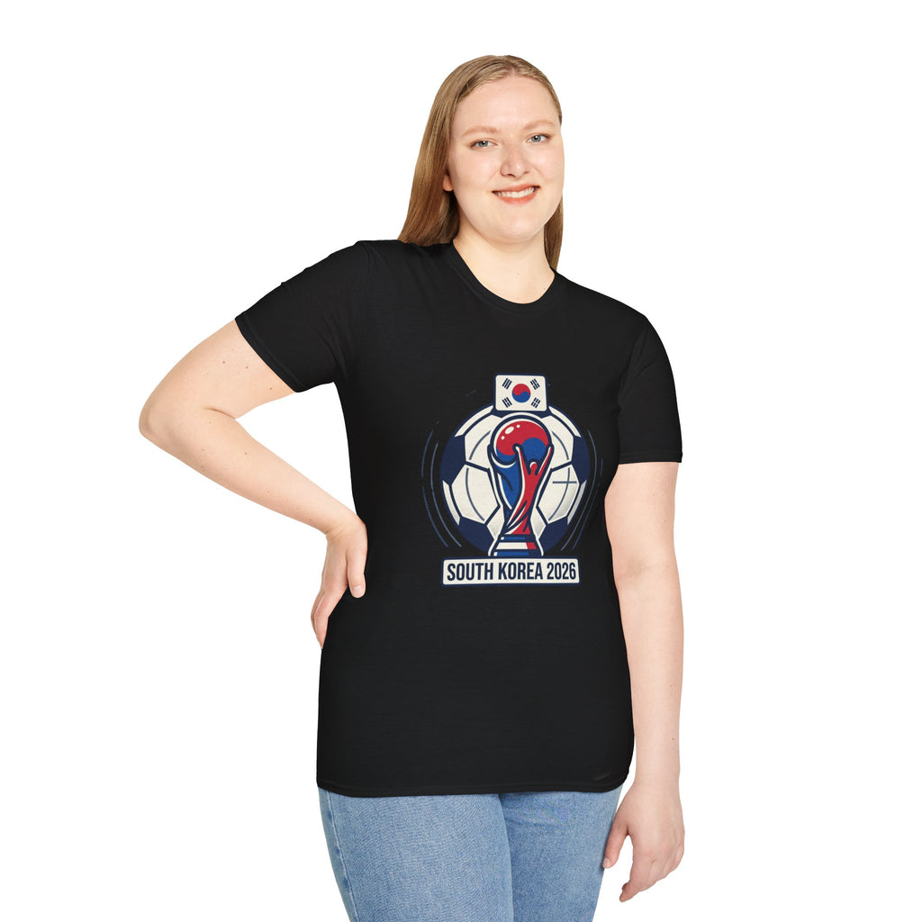 SOUTH KOREA  2026 football Trophy T-Shirt | Soccer Football Tee  UNISEX
