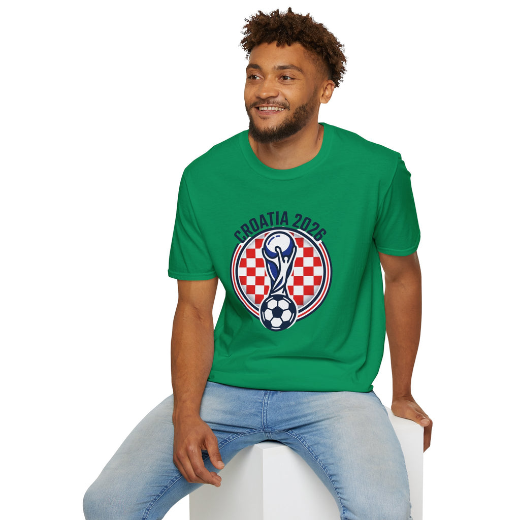 CROATIA  2026 football Trophy T-Shirt | Soccer Football Tee  UNISEX