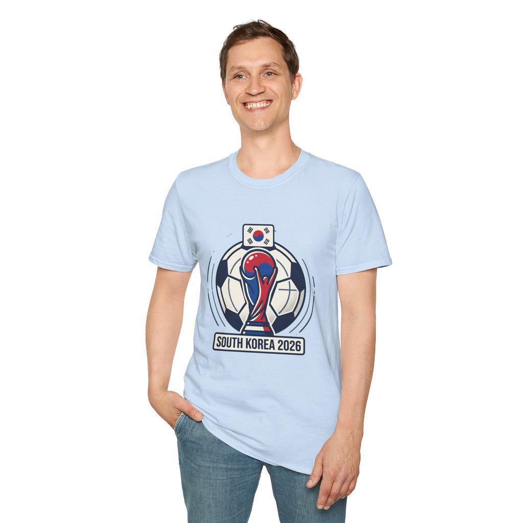 SOUTH KOREA  2026 football Trophy T-Shirt | Soccer Football Tee  UNISEX