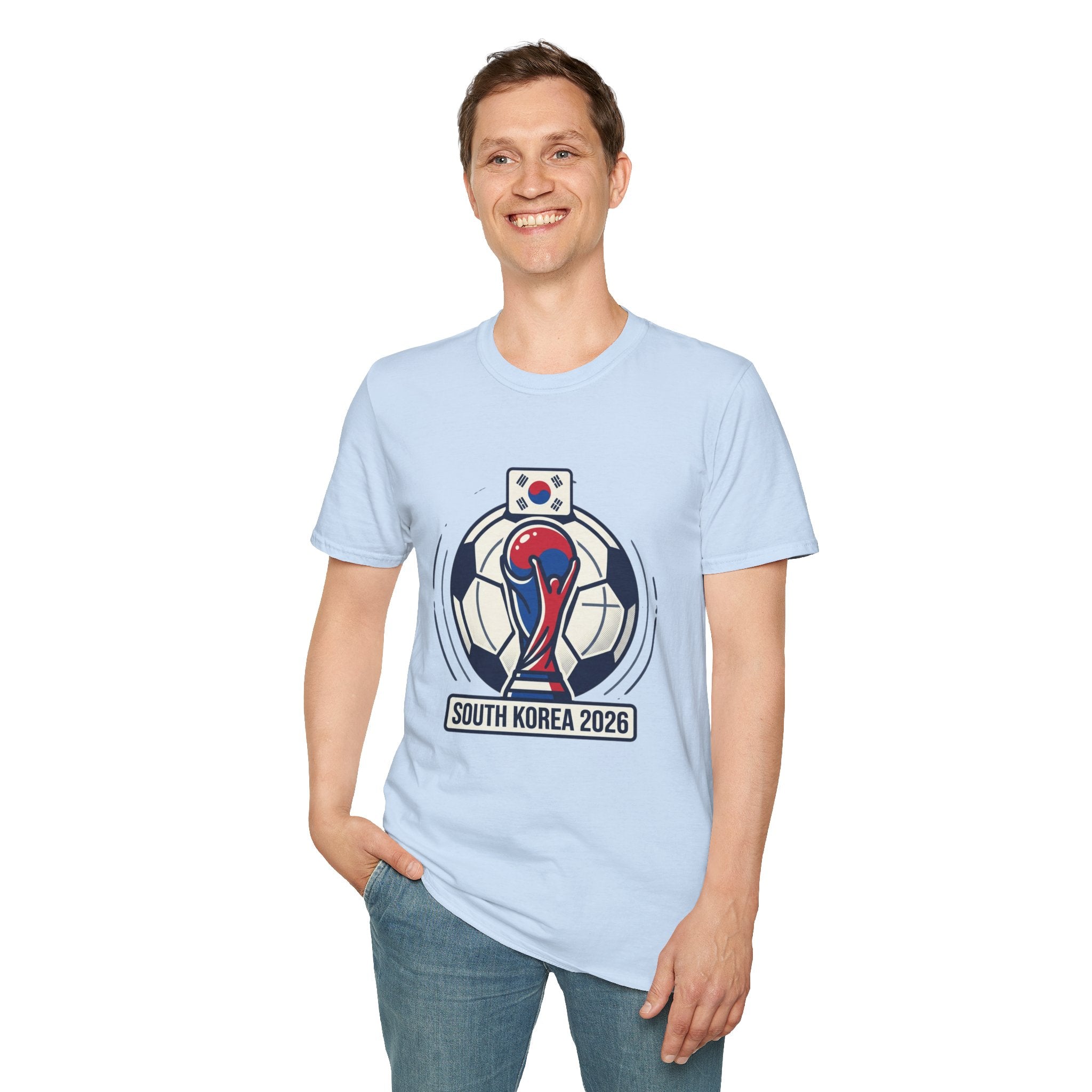 SOUTH KOREA  2026 football Trophy T-Shirt | Soccer Football Tee  UNISEX