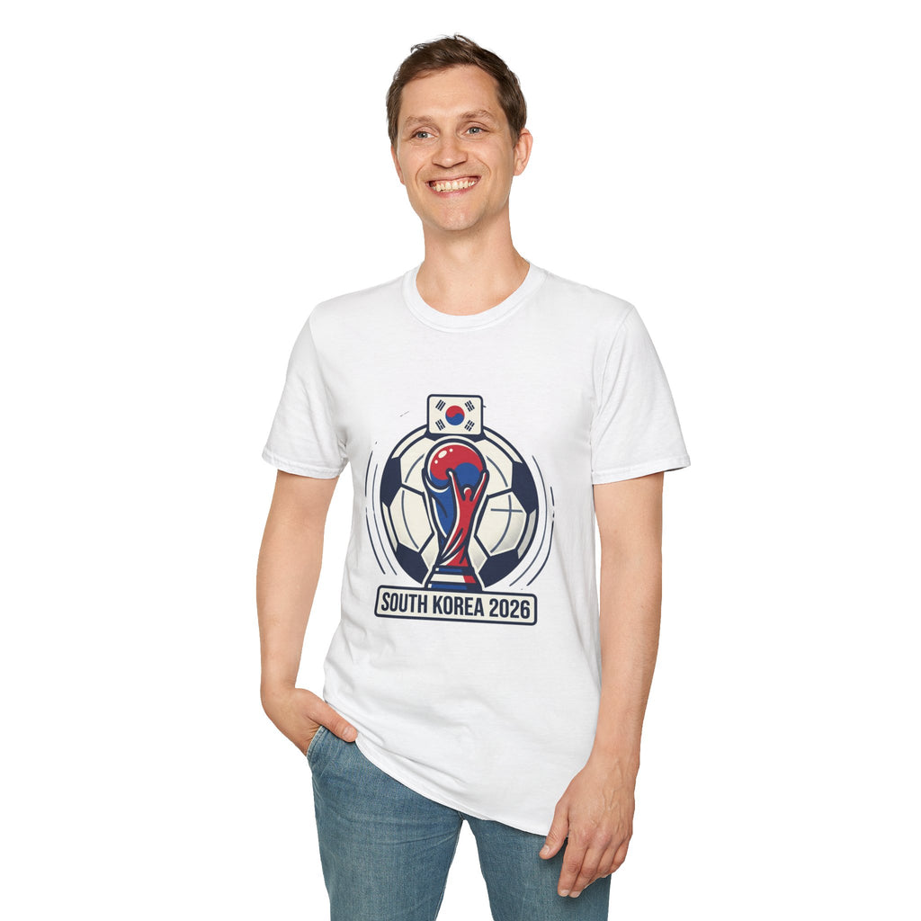 SOUTH KOREA  2026 football Trophy T-Shirt | Soccer Football Tee  UNISEX