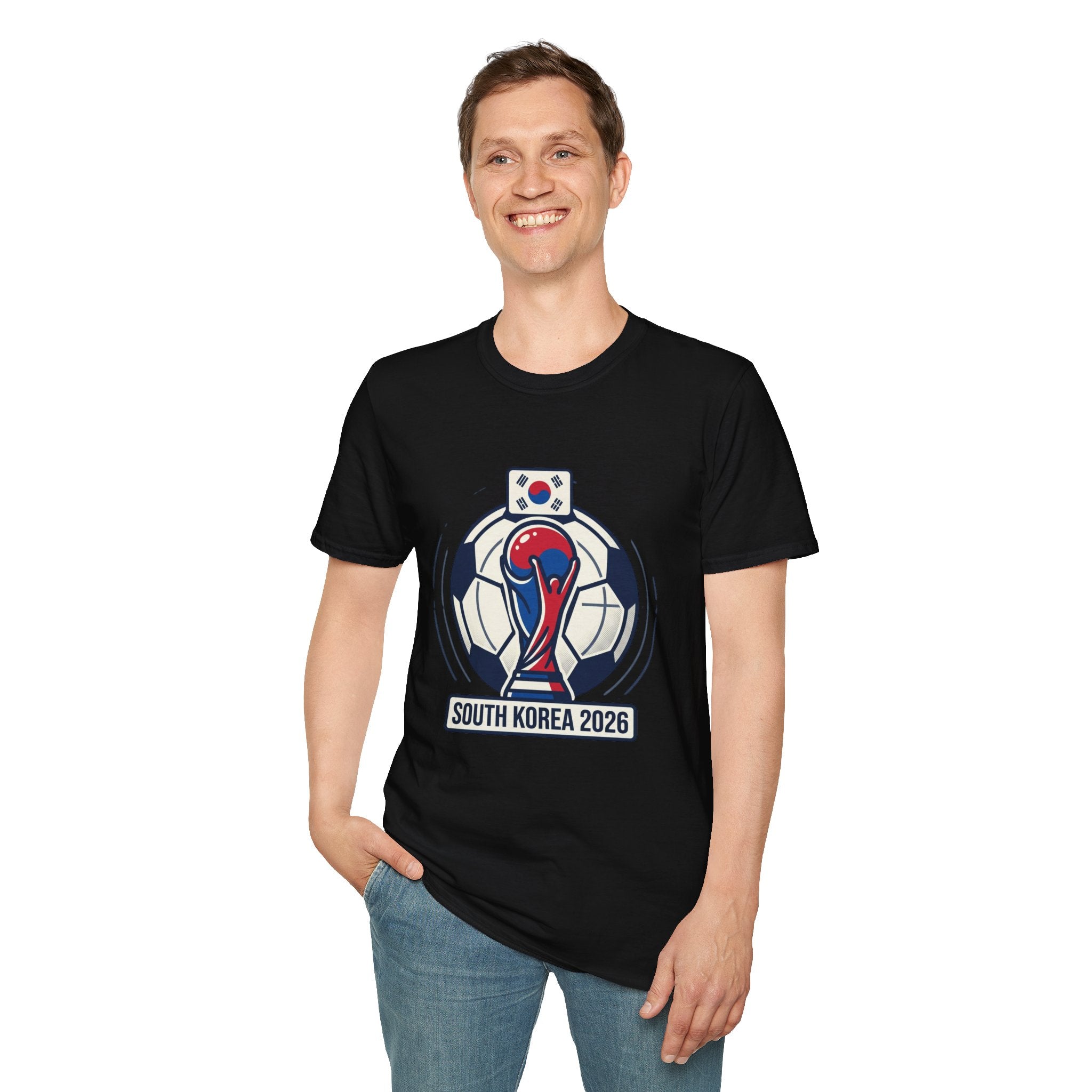 SOUTH KOREA  2026 football Trophy T-Shirt | Soccer Football Tee  UNISEX