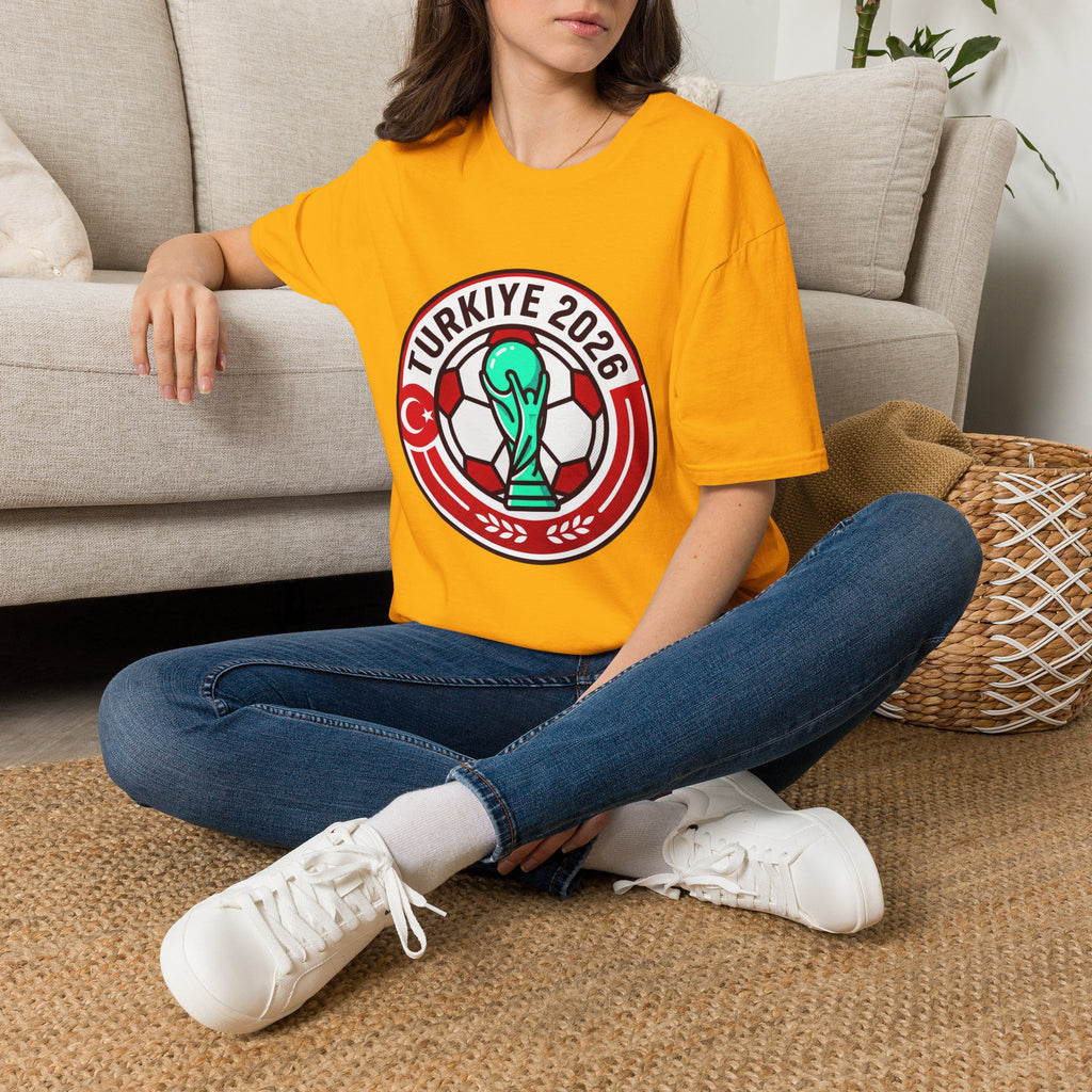 TURKIYE   2026 football Trophy T-Shirt | Soccer Football Tee  UNISEX