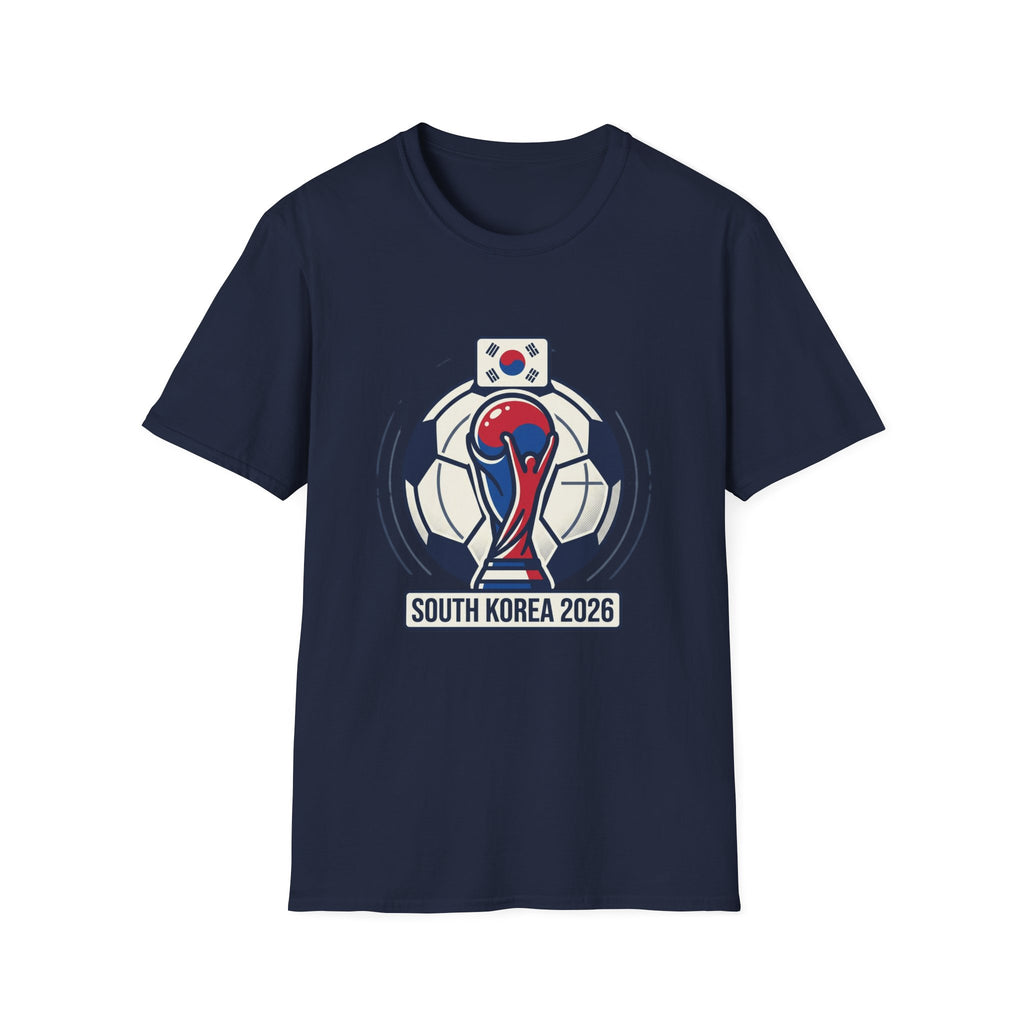 SOUTH KOREA  2026 football Trophy T-Shirt | Soccer Football Tee  UNISEX