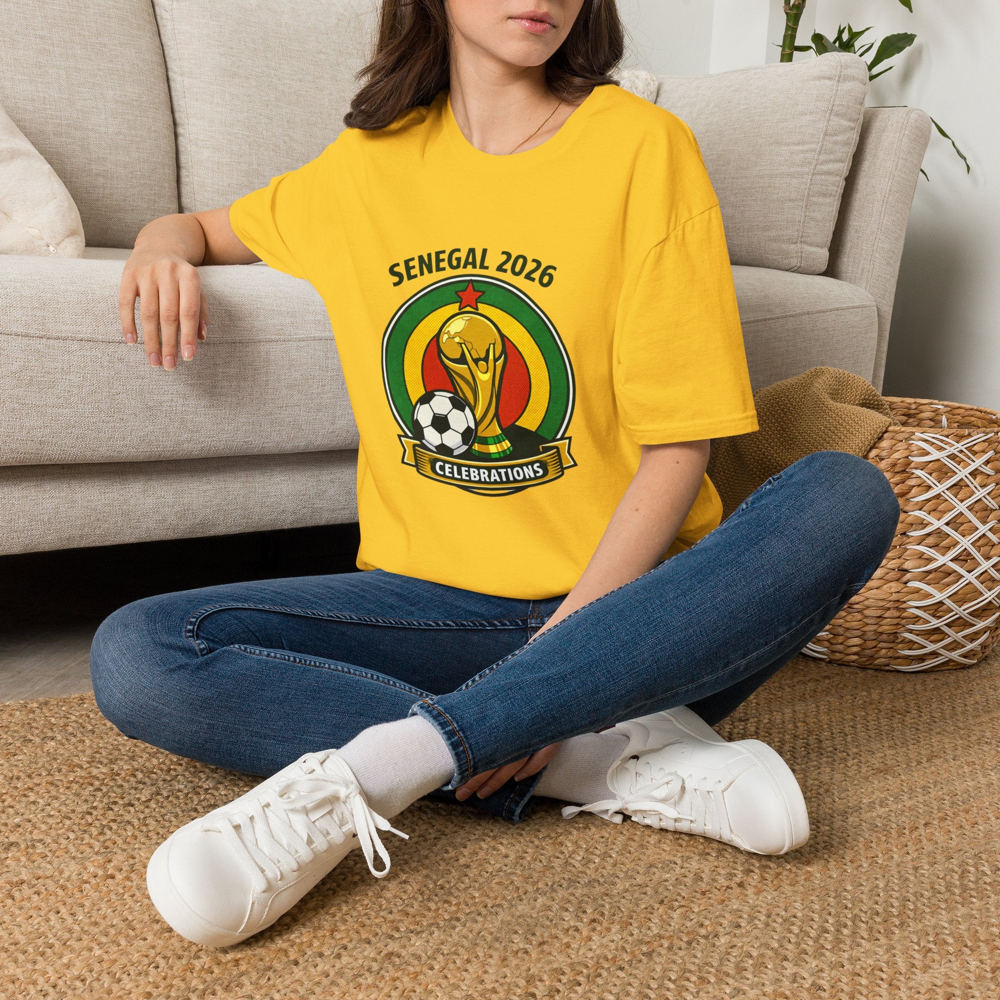 SENEGAL  2026 football Trophy T-Shirt | Soccer Football Tee  UNISEX