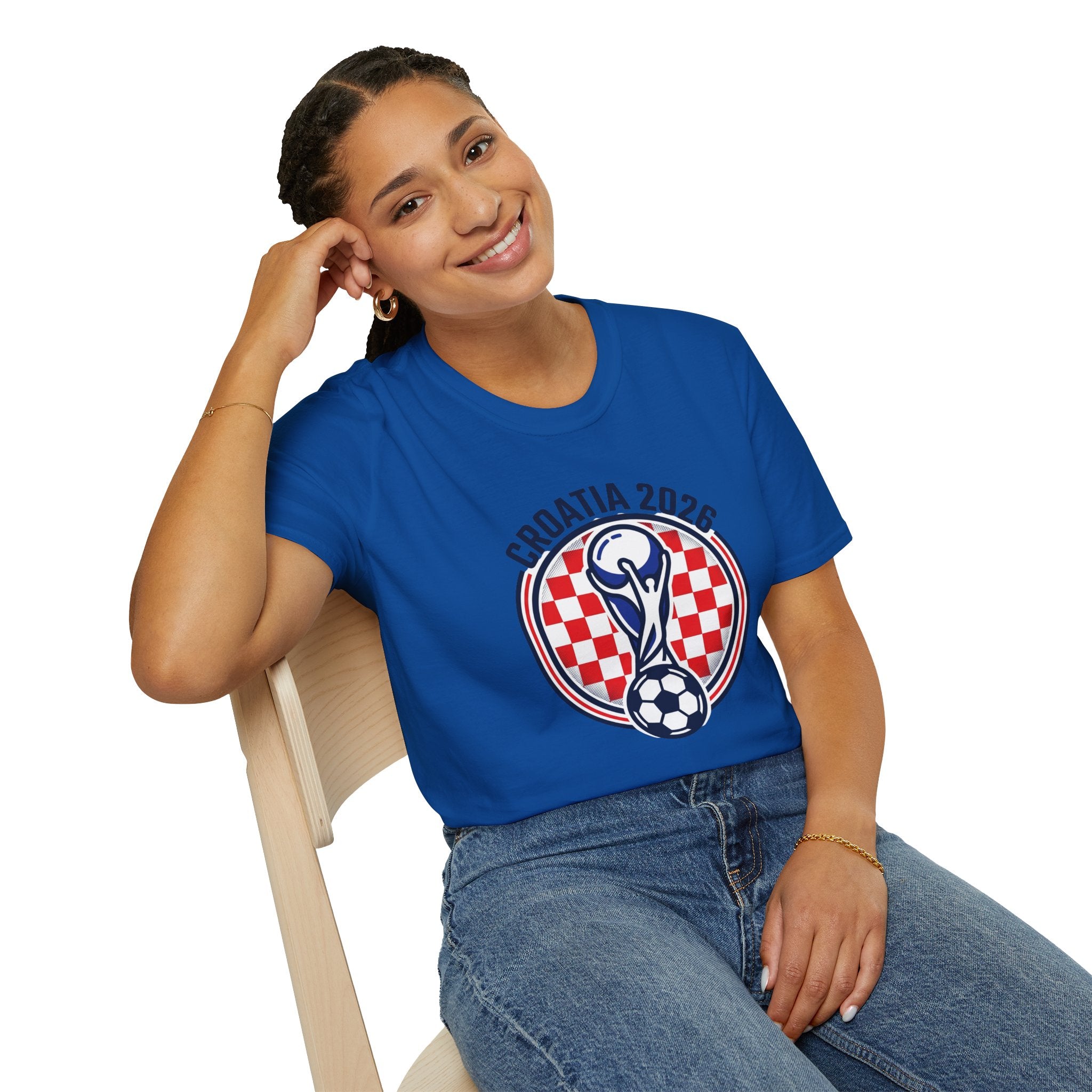 CROATIA  2026 football Trophy T-Shirt | Soccer Football Tee  UNISEX