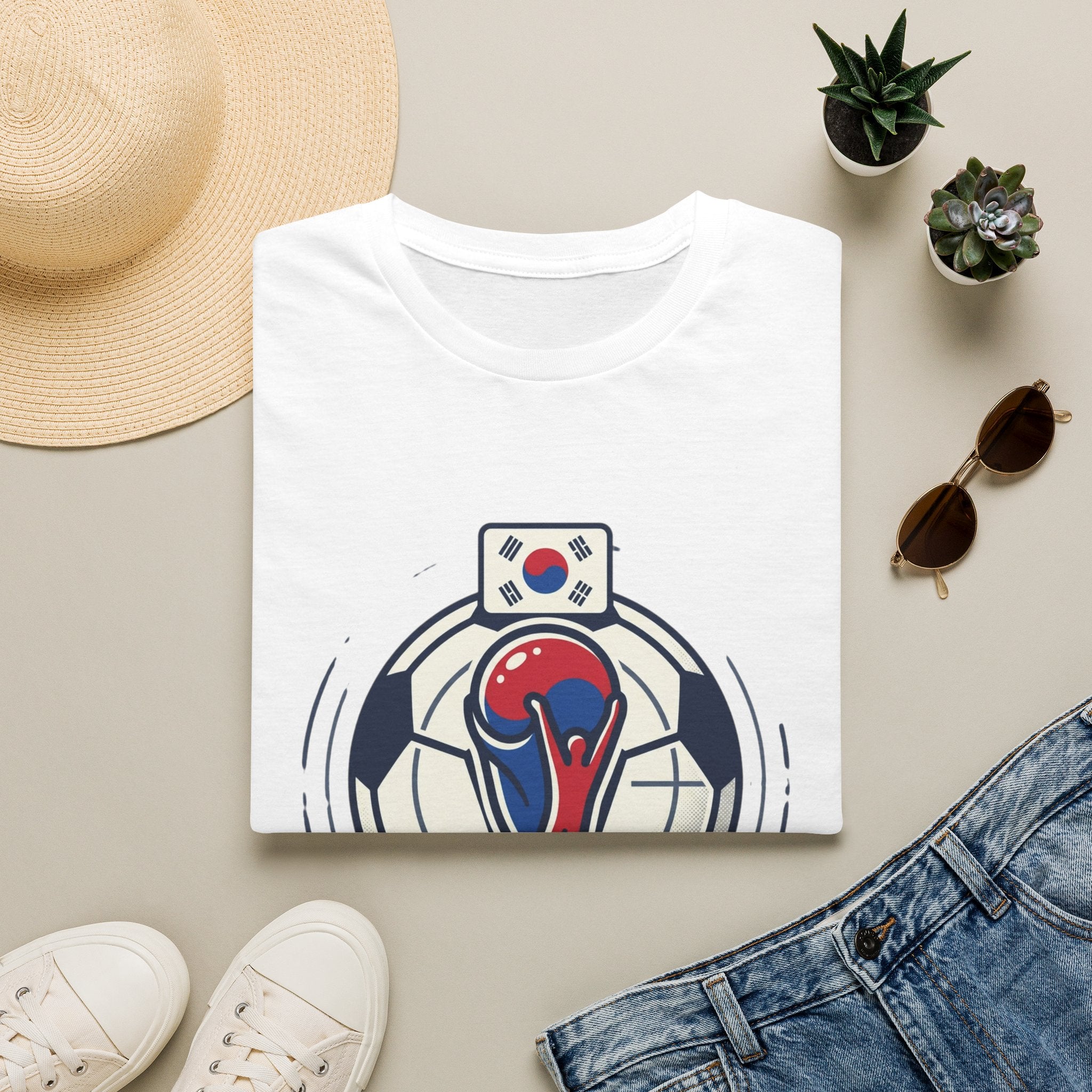 SOUTH KOREA  2026 football Trophy T-Shirt | Soccer Football Tee  UNISEX