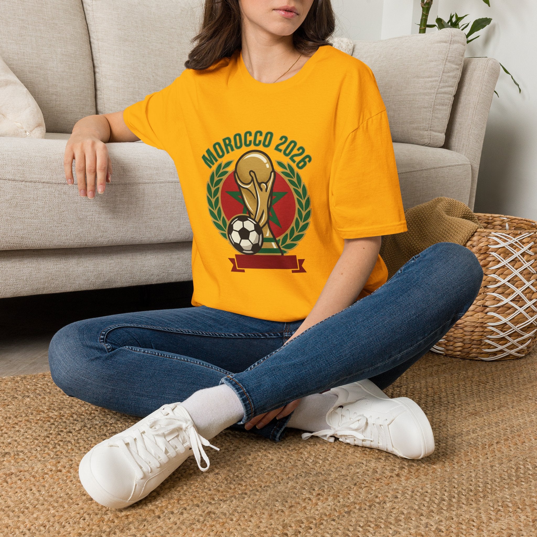 MOROCCO   2026 football Trophy T-Shirt | Soccer Football Tee