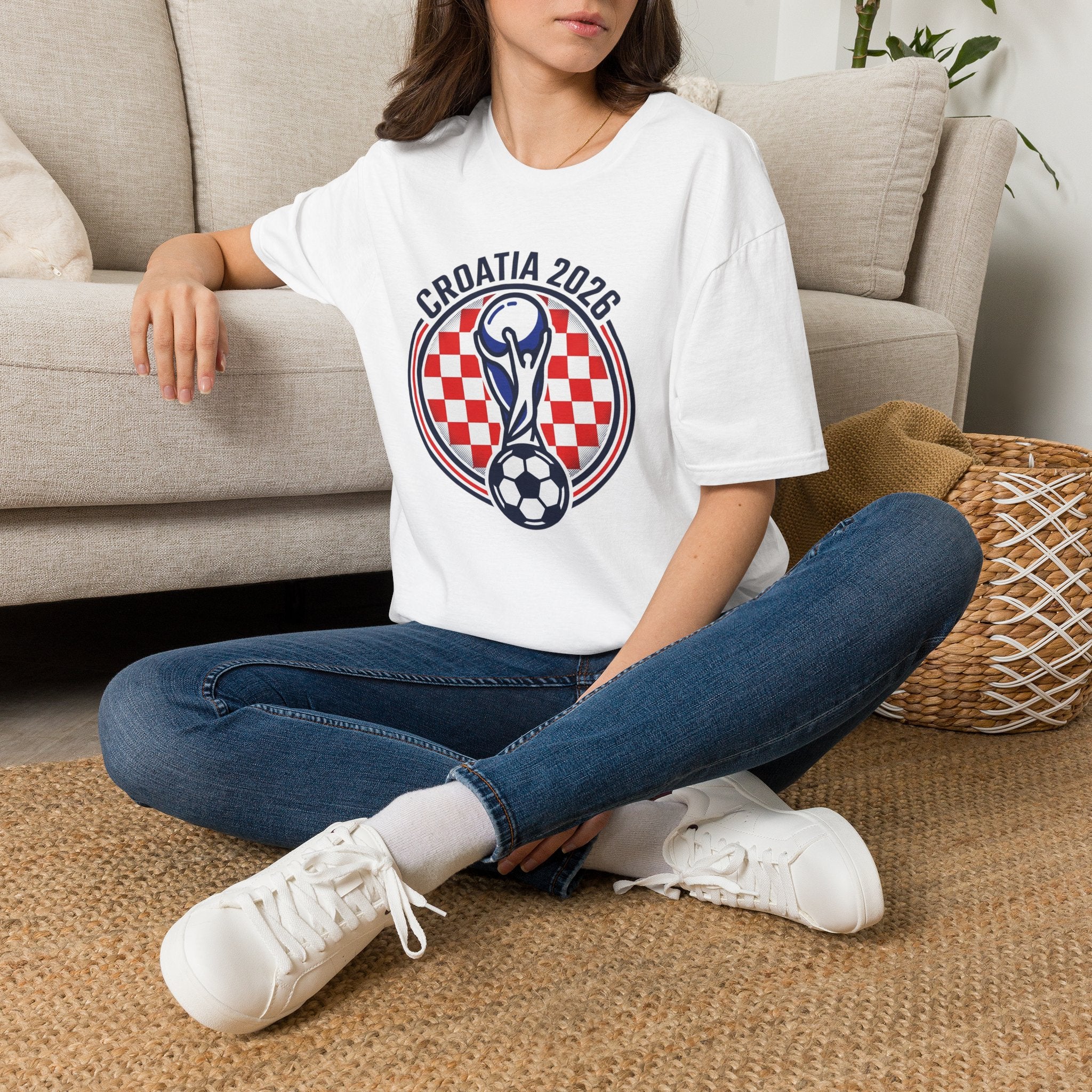 CROATIA  2026 football Trophy T-Shirt | Soccer Football Tee  UNISEX