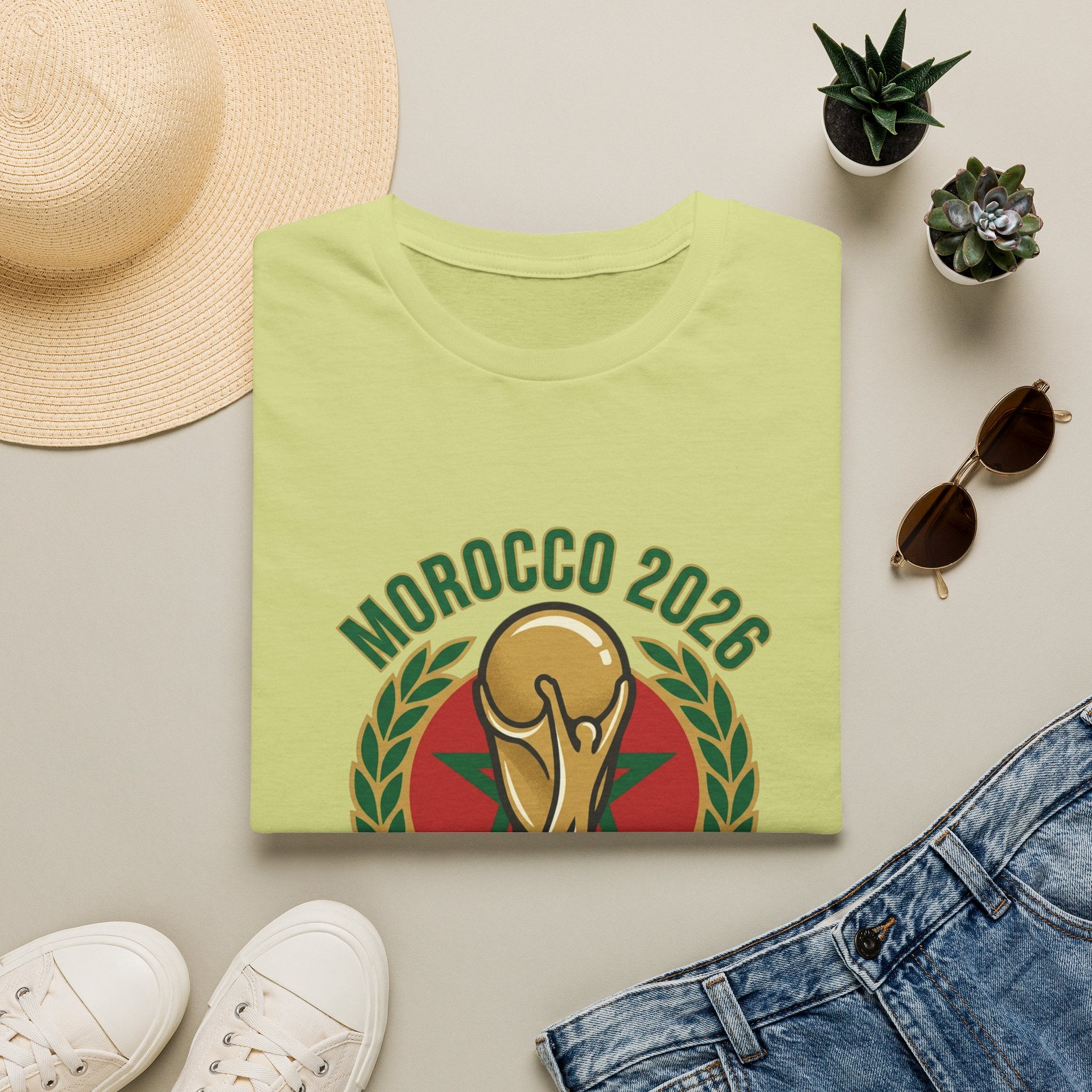 MOROCCO   2026 football Trophy T-Shirt | Soccer Football Tee