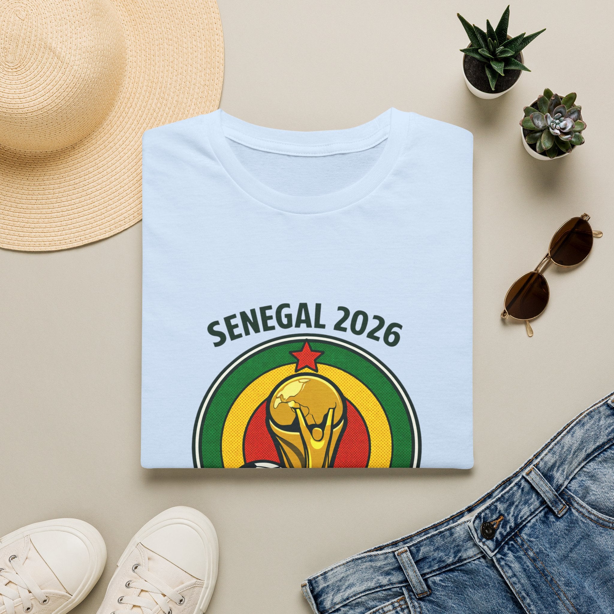 SENEGAL  2026 football Trophy T-Shirt | Soccer Football Tee  UNISEX