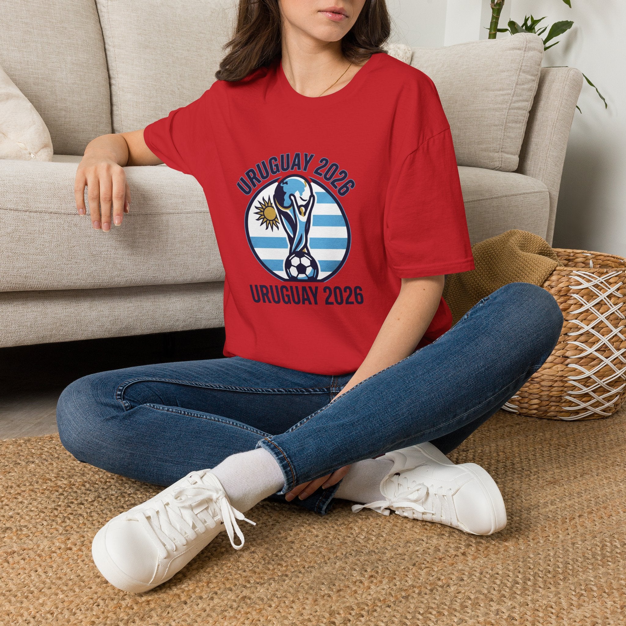 URUGUAY  2026 football Trophy T-Shirt | Soccer Football Tee  UNISEX