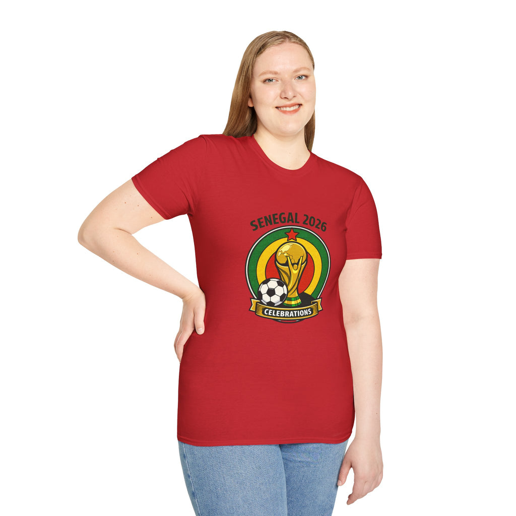 SENEGAL  2026 football Trophy T-Shirt | Soccer Football Tee  UNISEX