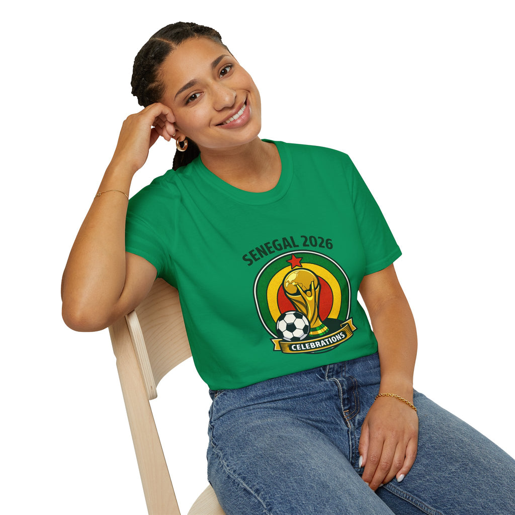 SENEGAL  2026 football Trophy T-Shirt | Soccer Football Tee  UNISEX
