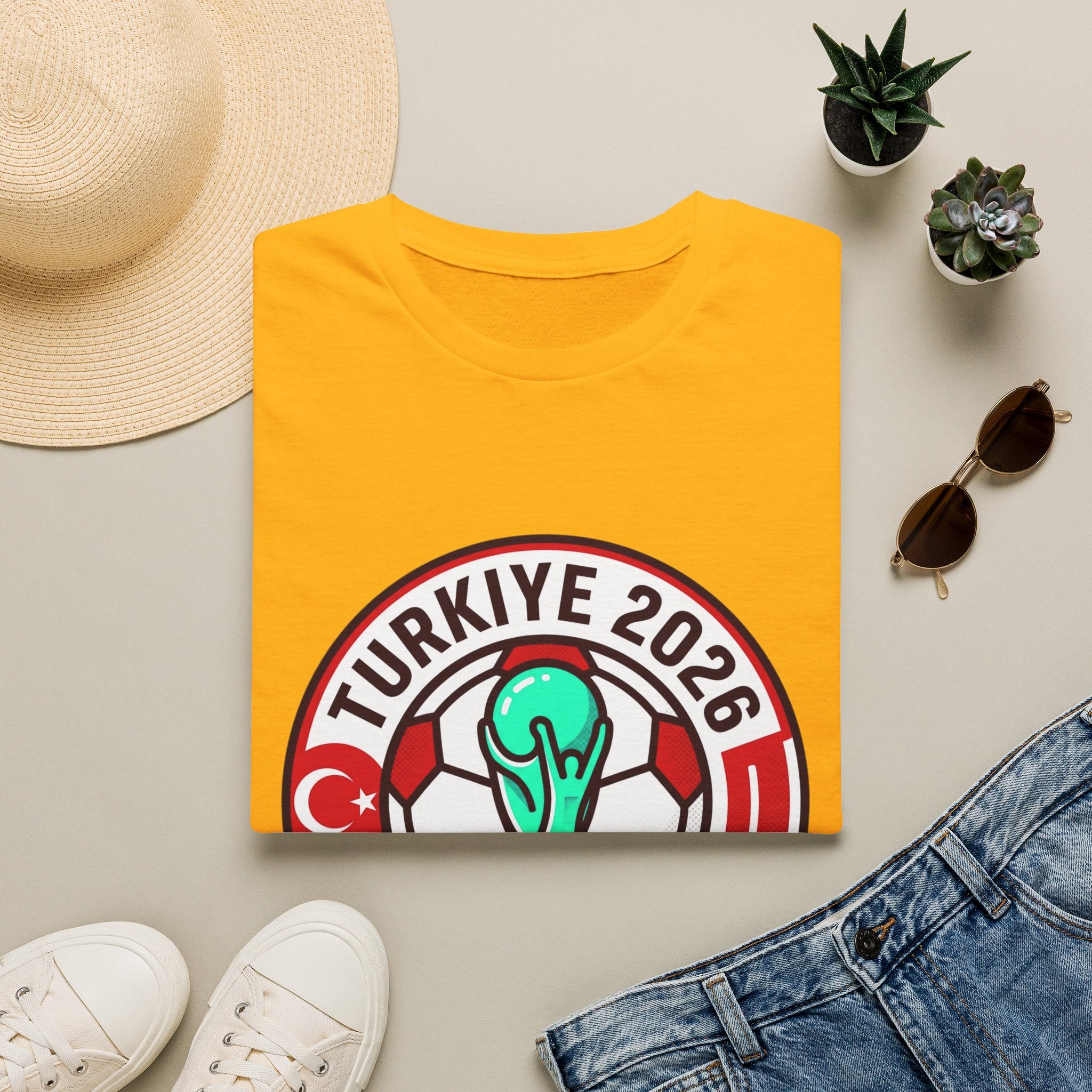 TURKIYE   2026 football Trophy T-Shirt | Soccer Football Tee  UNISEX