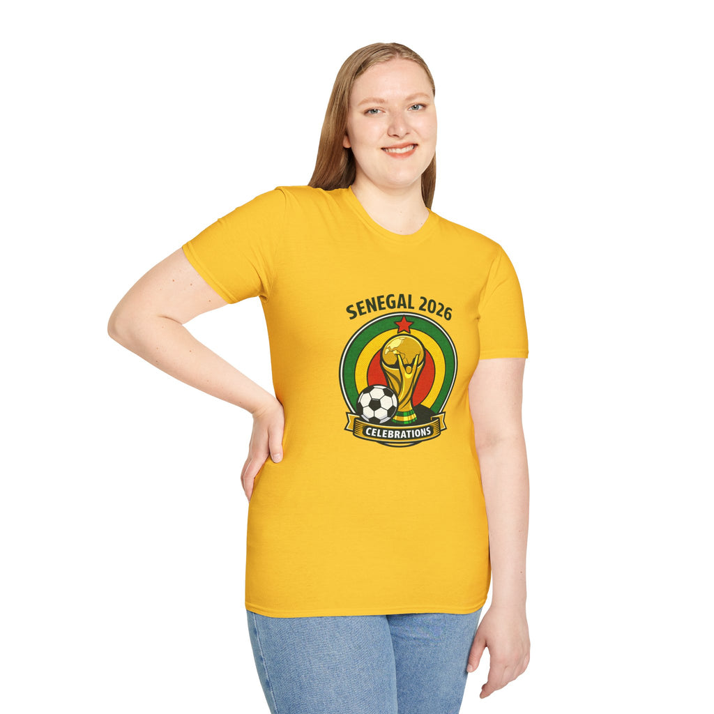 SENEGAL  2026 football Trophy T-Shirt | Soccer Football Tee  UNISEX