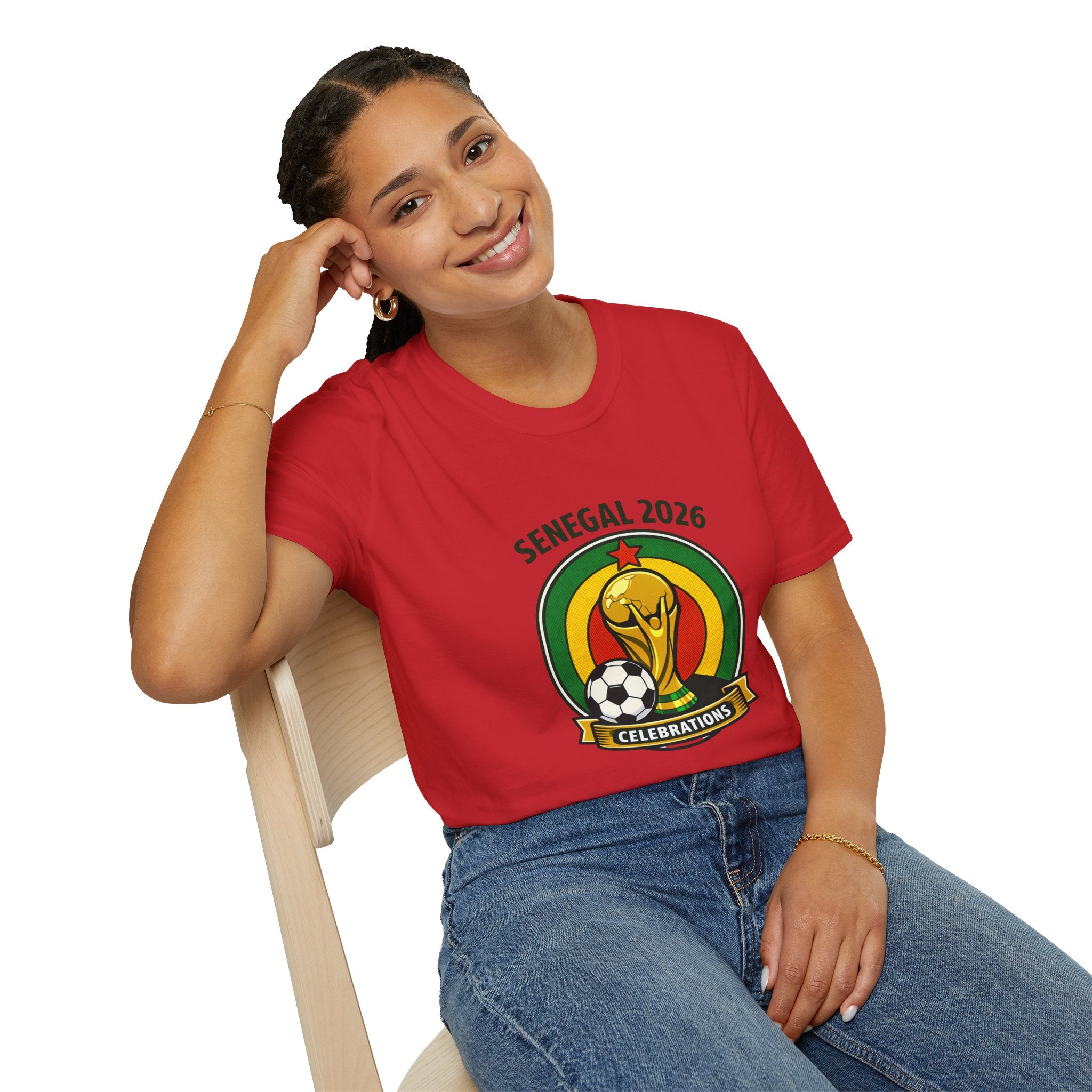 SENEGAL  2026 football Trophy T-Shirt | Soccer Football Tee  UNISEX