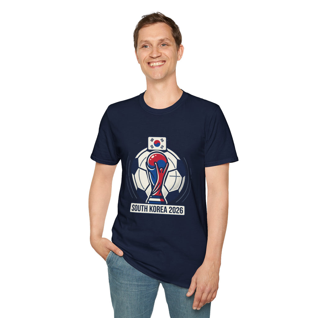 SOUTH KOREA  2026 football Trophy T-Shirt | Soccer Football Tee  UNISEX