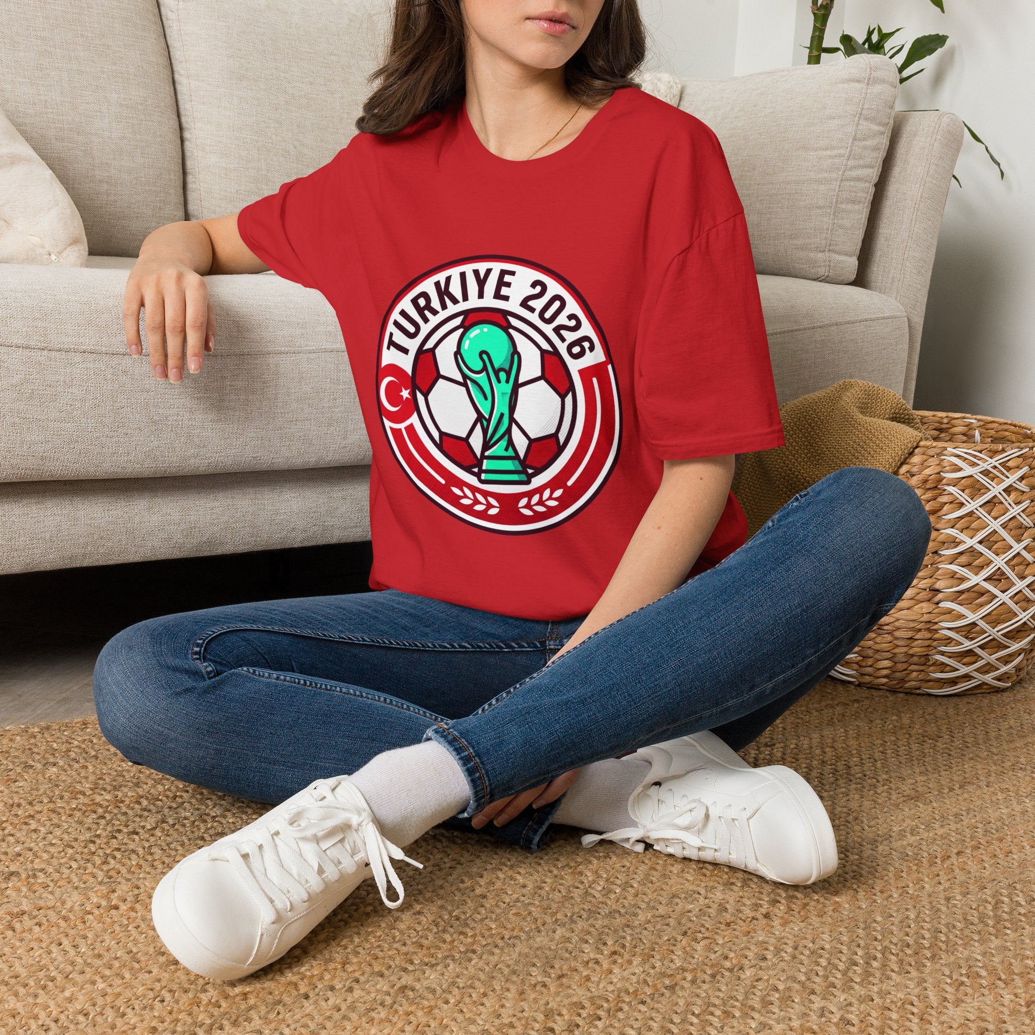 TURKIYE   2026 football Trophy T-Shirt | Soccer Football Tee  UNISEX