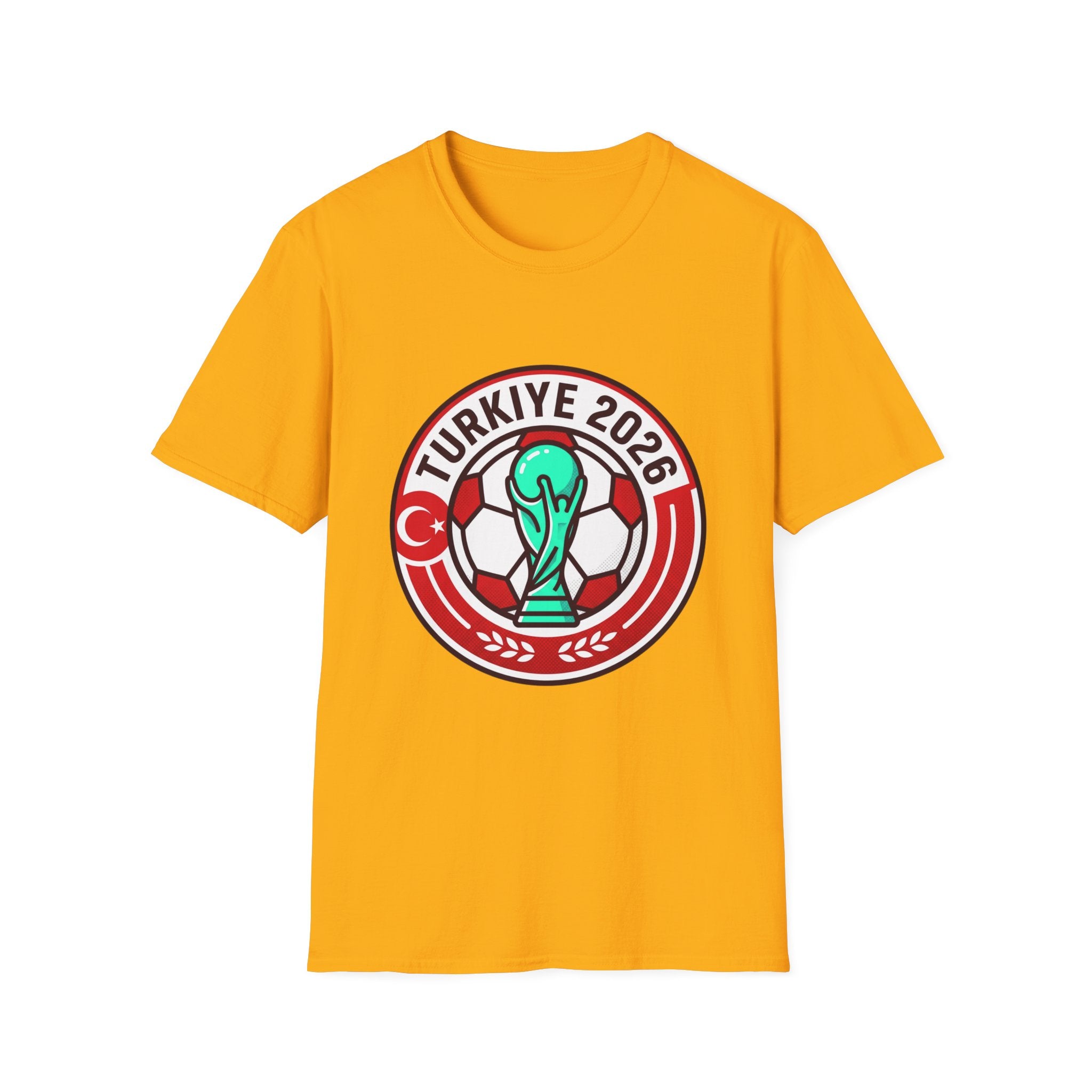 TURKIYE   2026 football Trophy T-Shirt | Soccer Football Tee  UNISEX