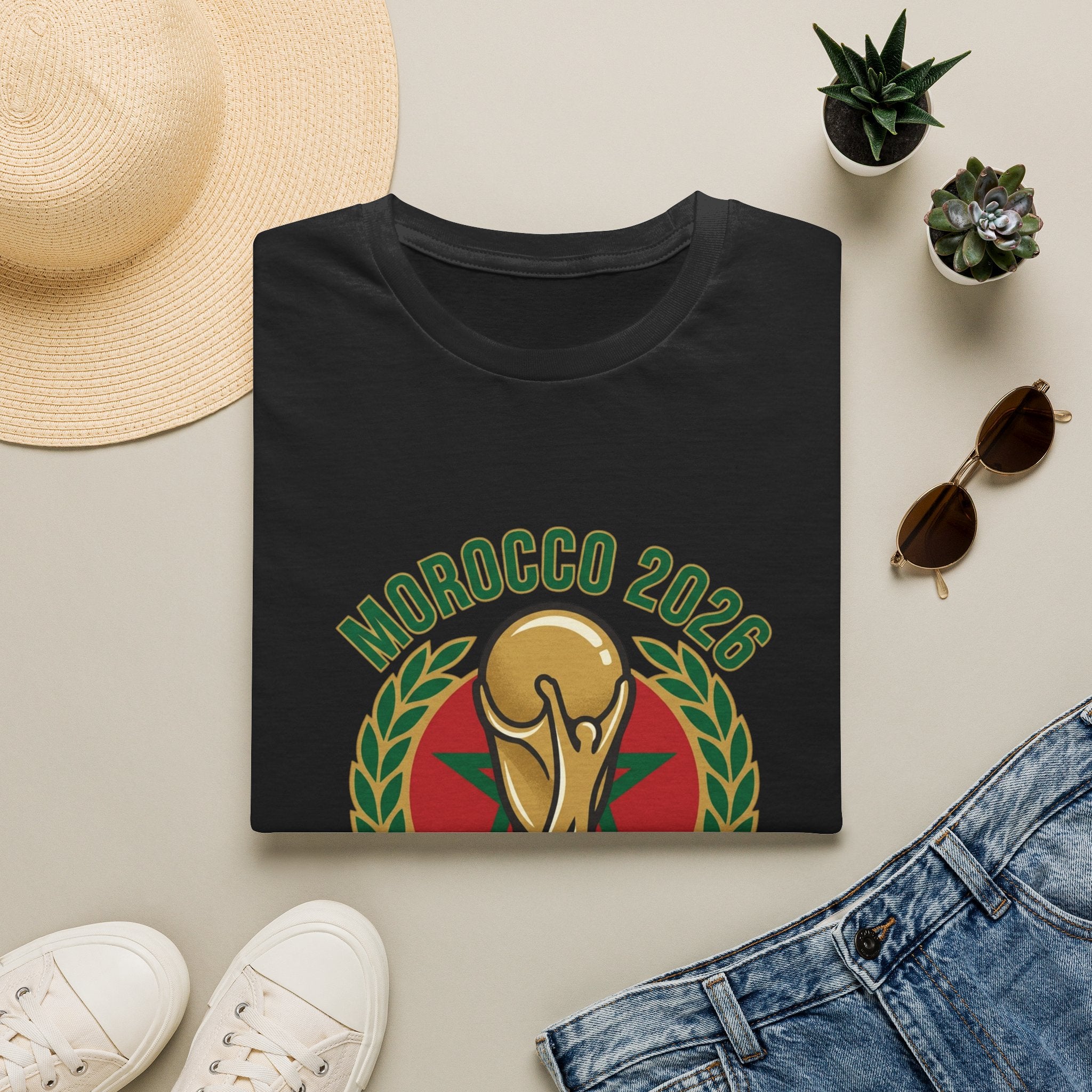 MOROCCO   2026 football Trophy T-Shirt | Soccer Football Tee