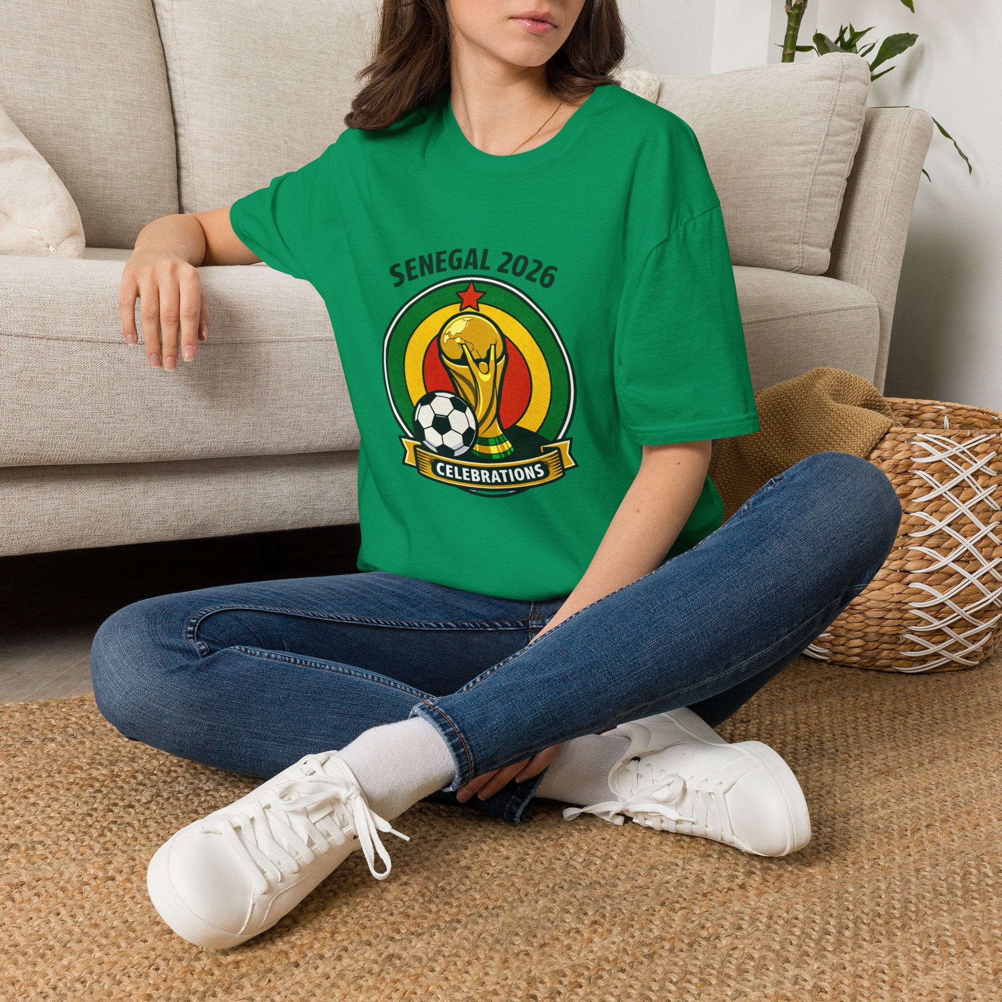 SENEGAL  2026 football Trophy T-Shirt | Soccer Football Tee  UNISEX