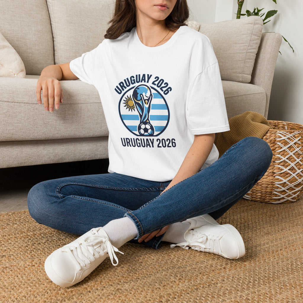 URUGUAY  2026 football Trophy T-Shirt | Soccer Football Tee  UNISEX