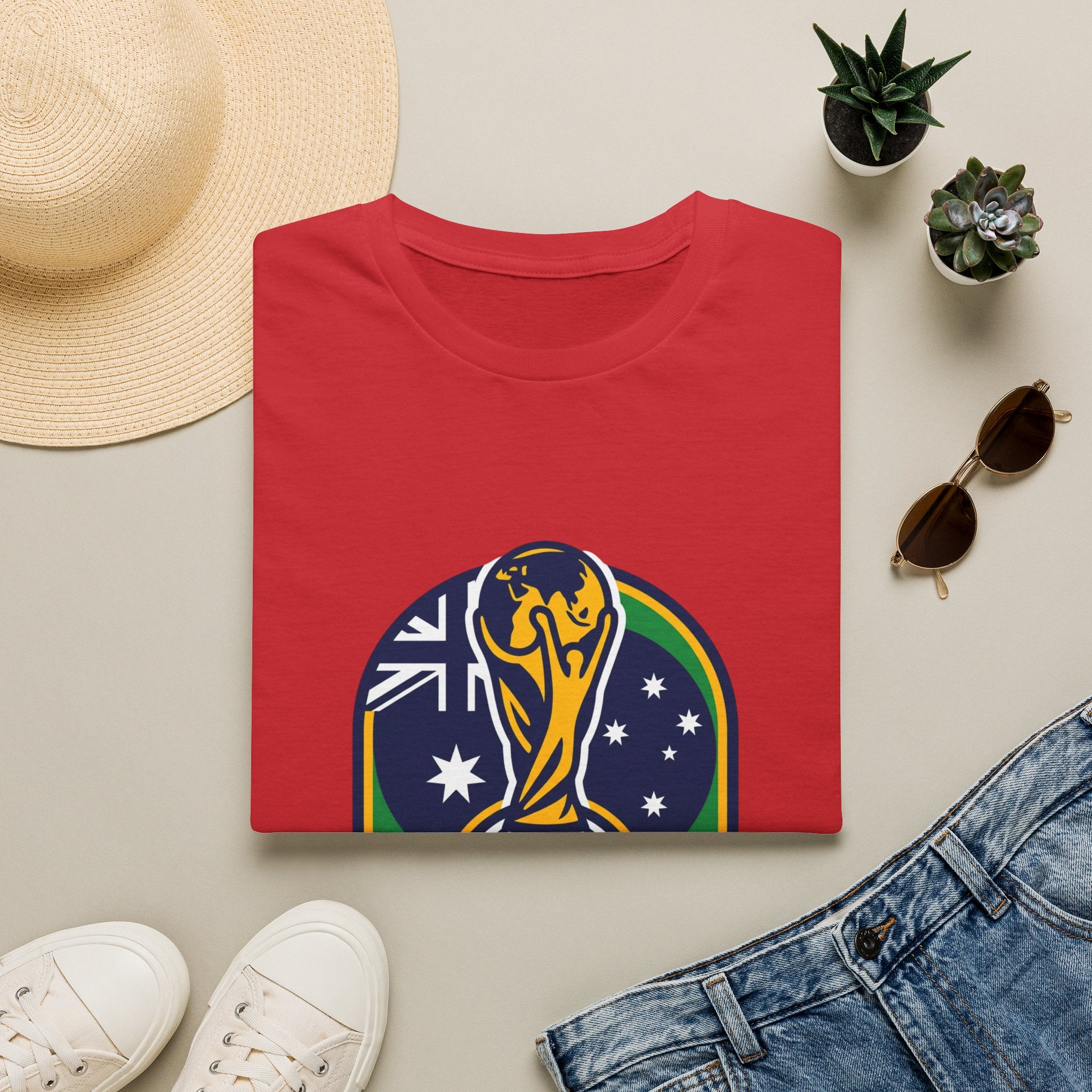 AUSTRALIA   2026 football Trophy T-Shirt | Soccer Football Tee  UNISEX