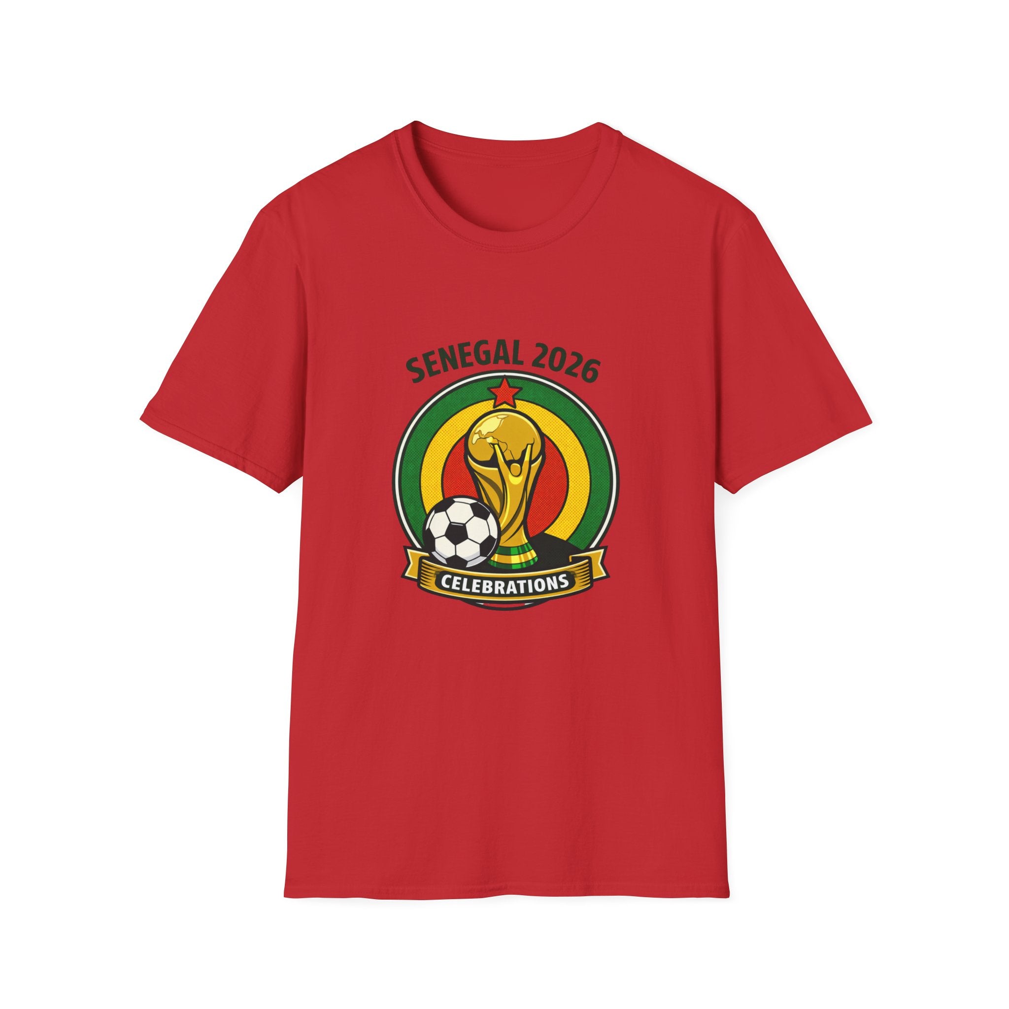 SENEGAL  2026 football Trophy T-Shirt | Soccer Football Tee  UNISEX